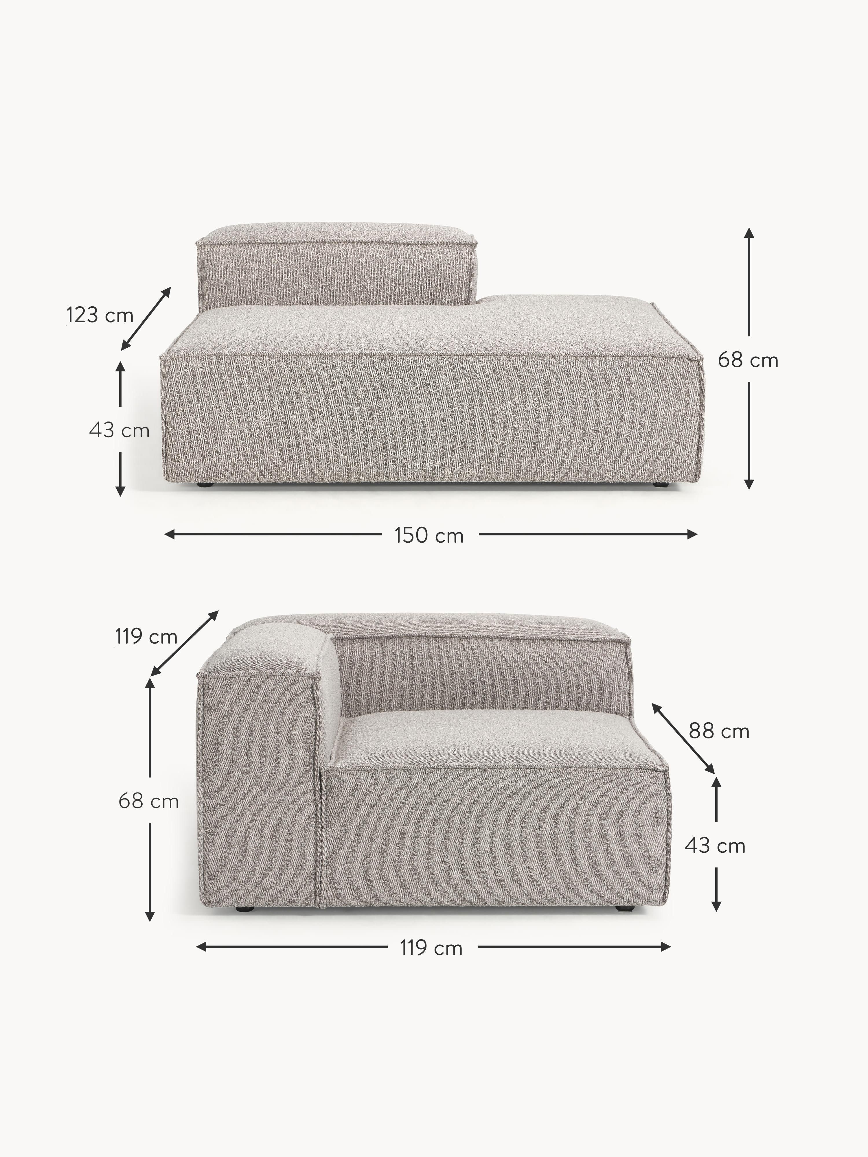Lennon Bouclé Modular Ottoman
