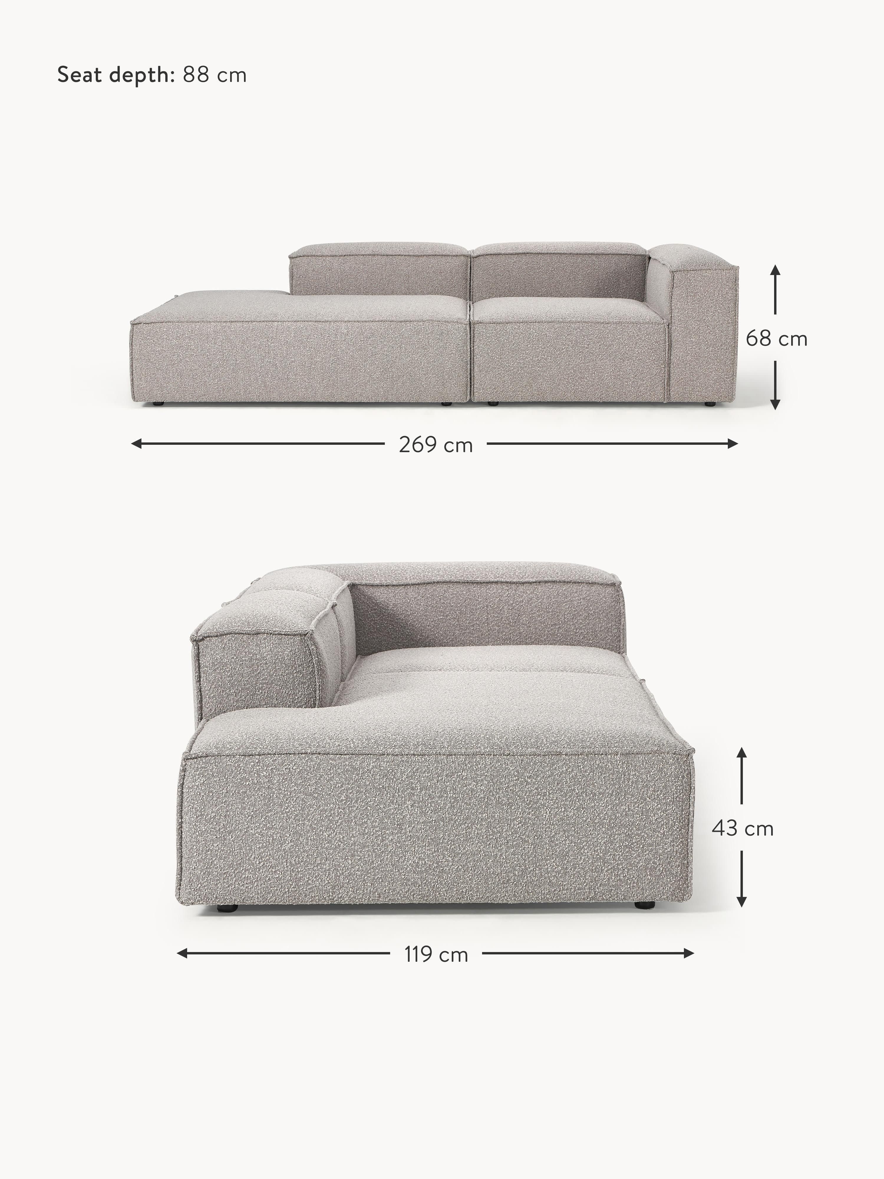 Lennon Bouclé Modular Ottoman