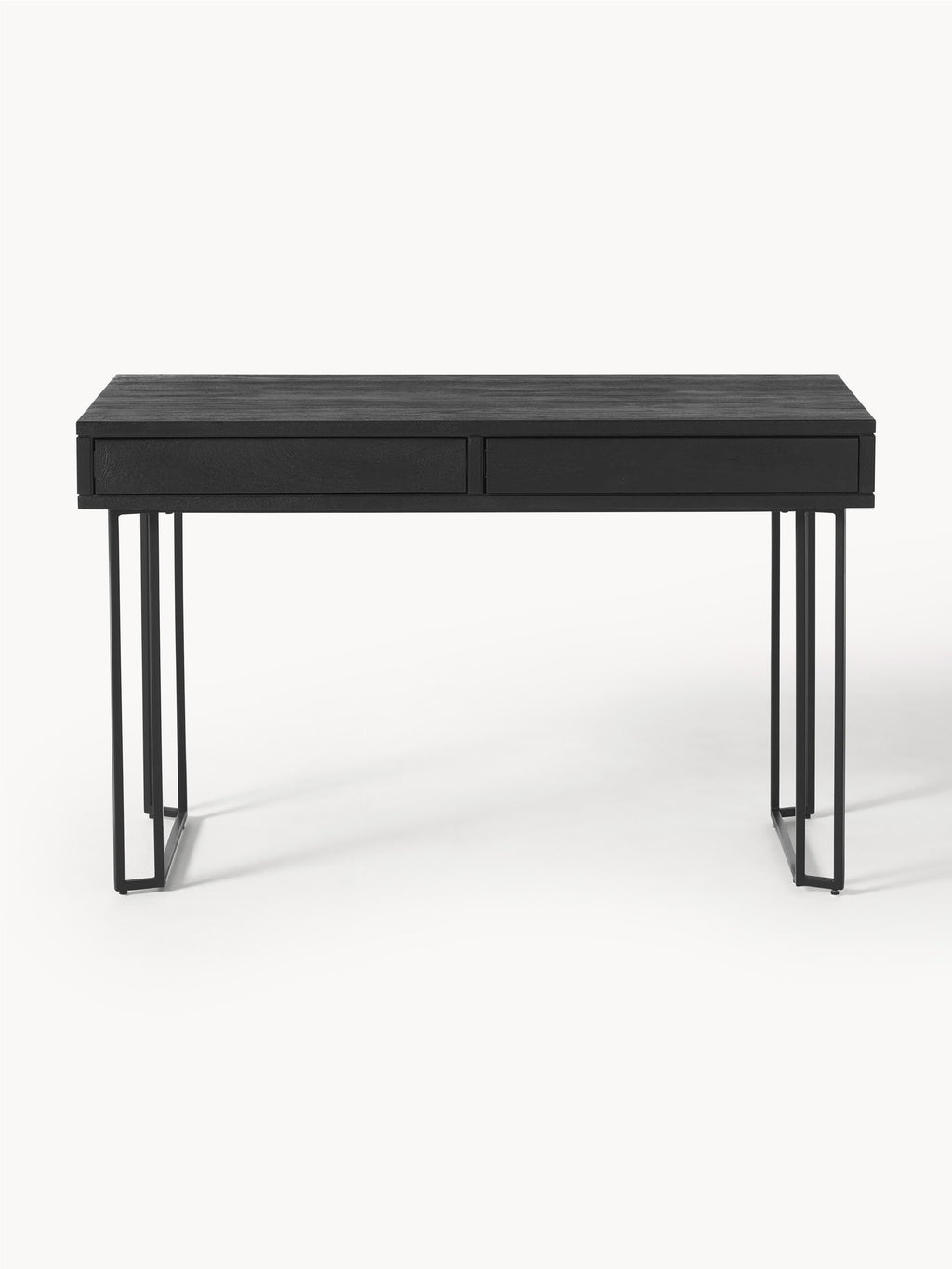 Luca Mango Wood Desk with Drawers