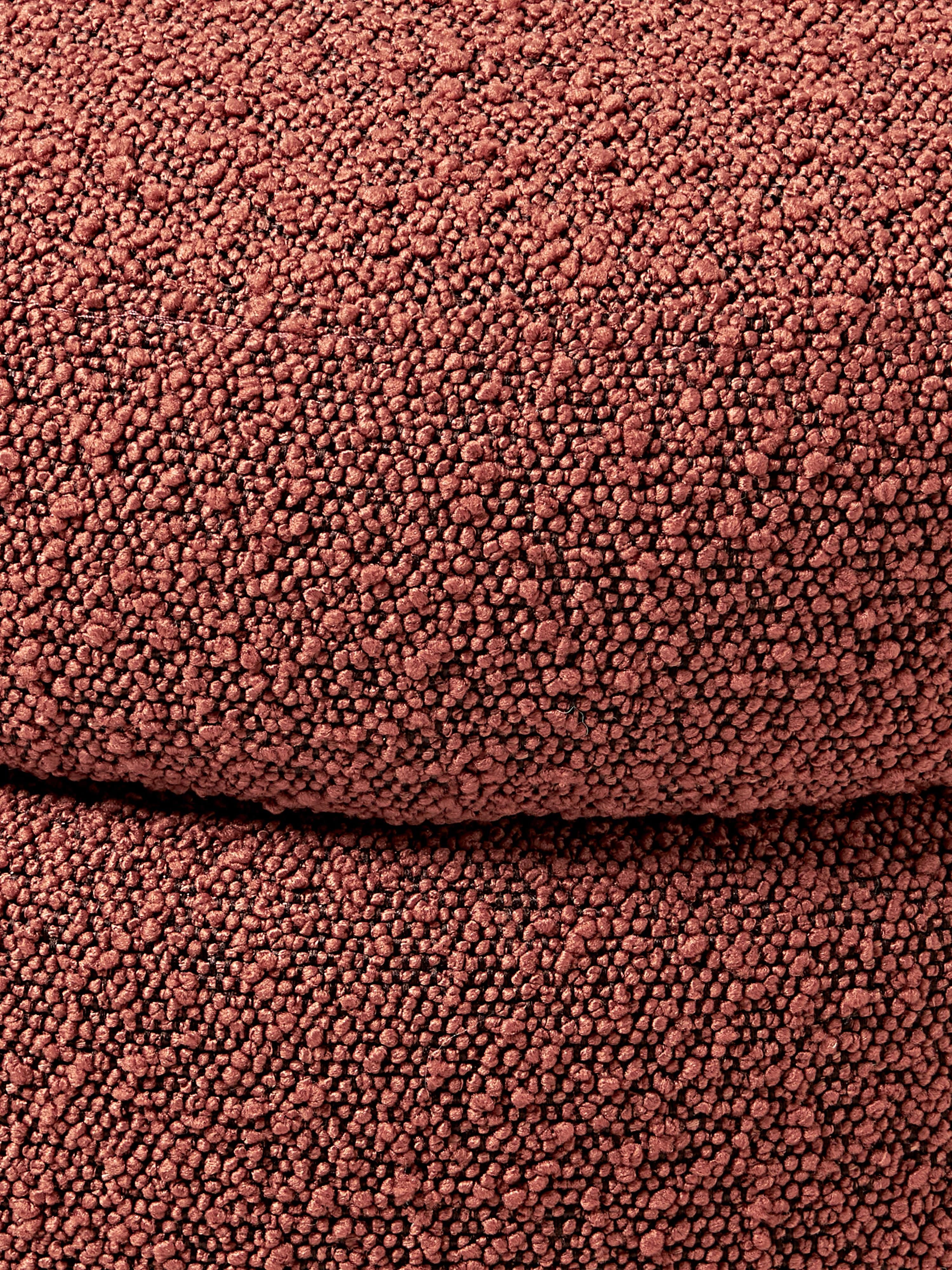 Alto Bouclé Upholstered Stool with Storage Space