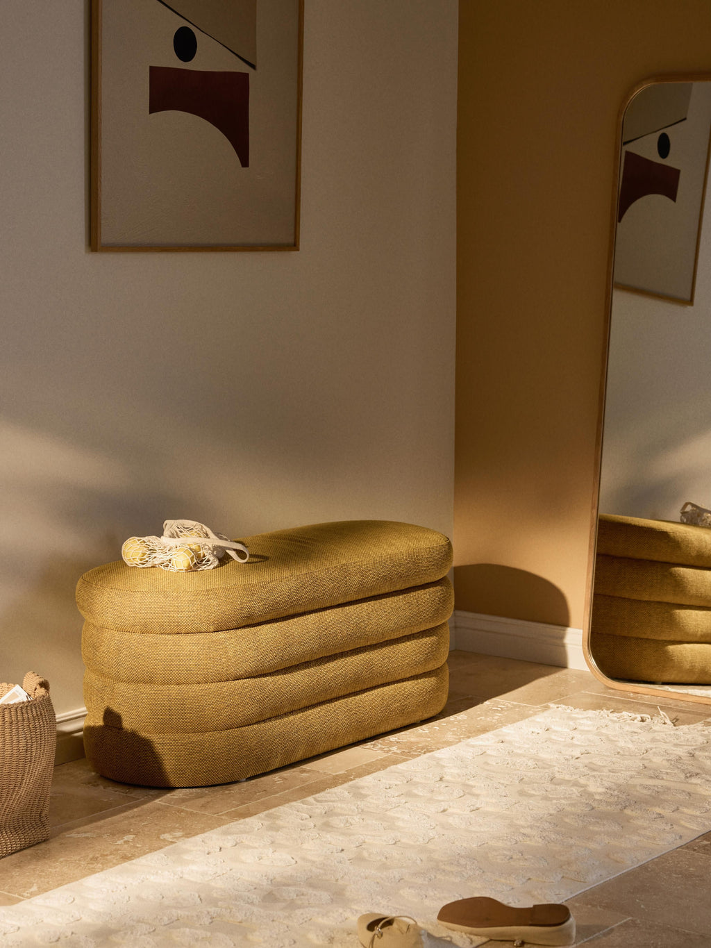 Alto Upholstered Bench with Storage Space