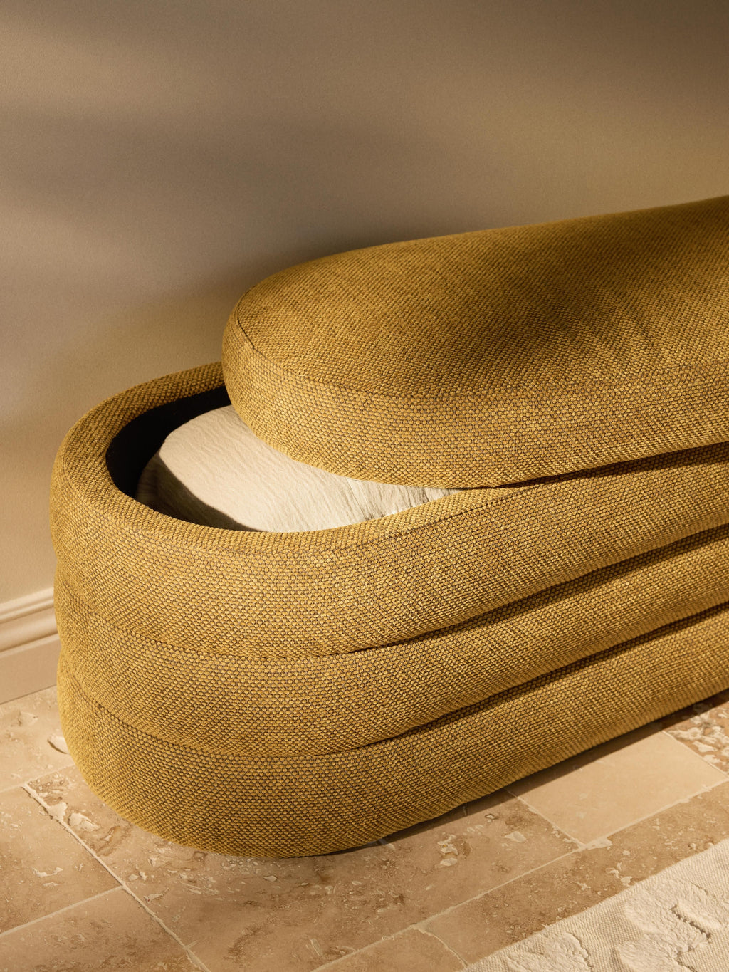 Alto Upholstered Bench with Storage Space