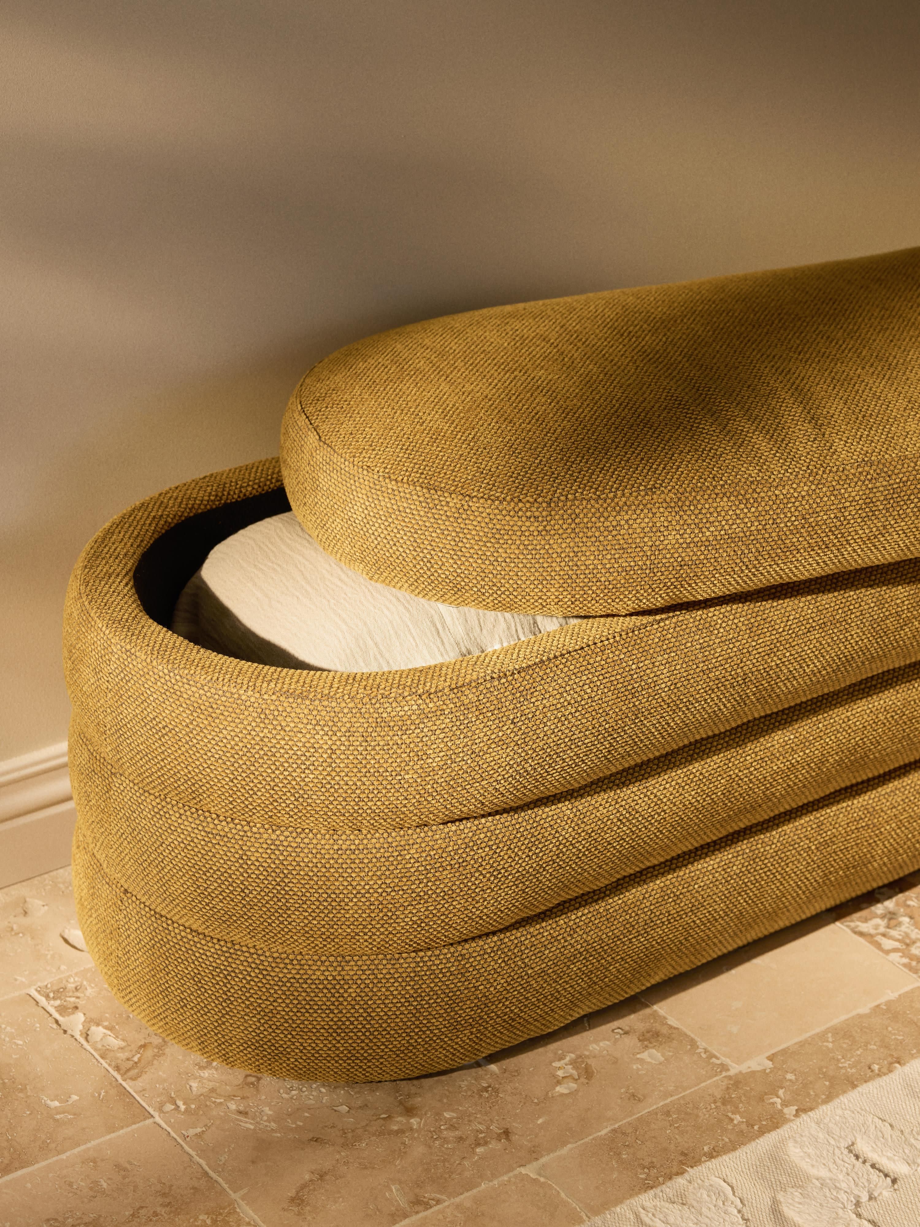 Alto Upholstered Bench with Storage Space