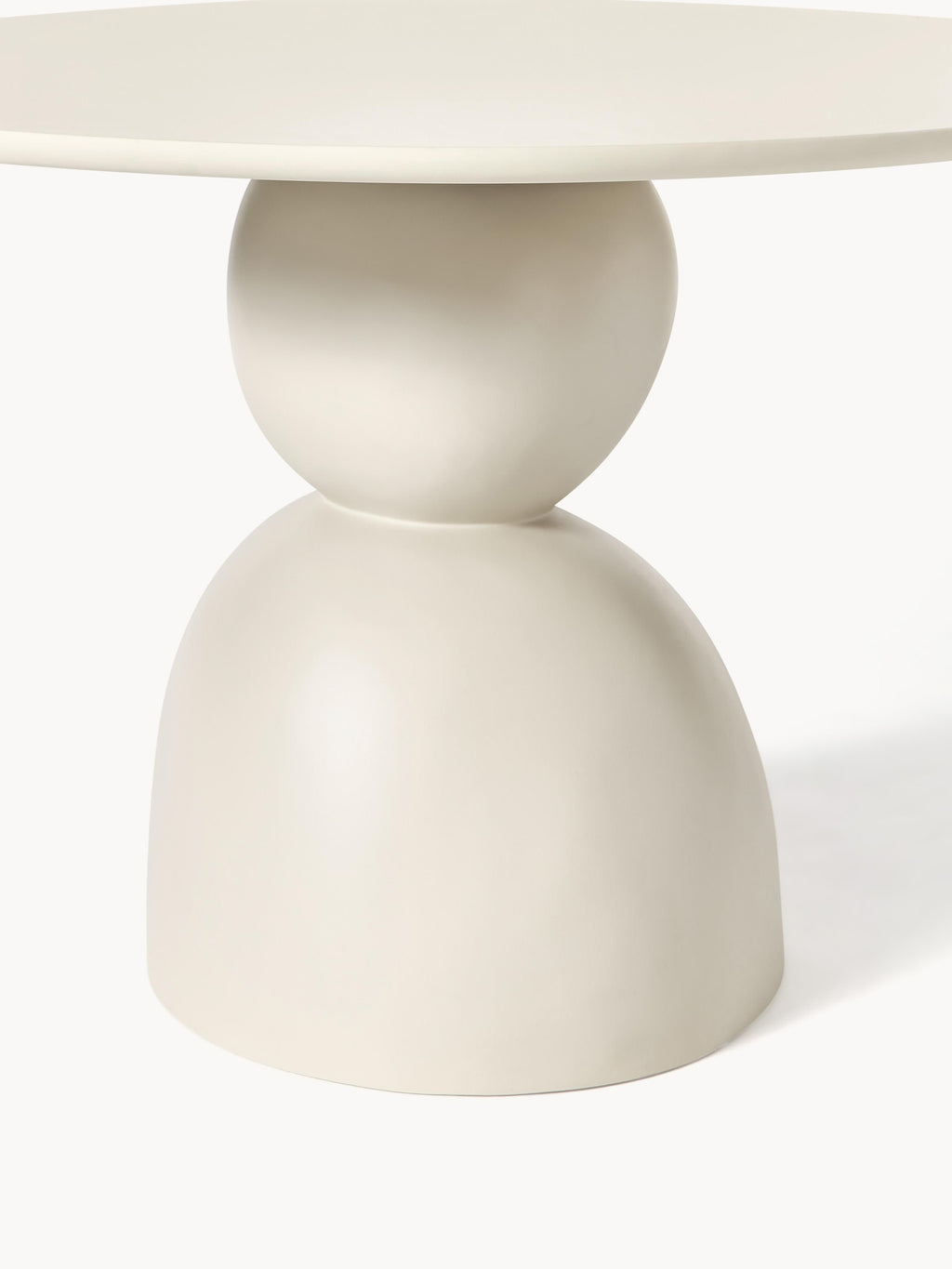 Sahra Round Dining Table with Organic Design, in various sizes