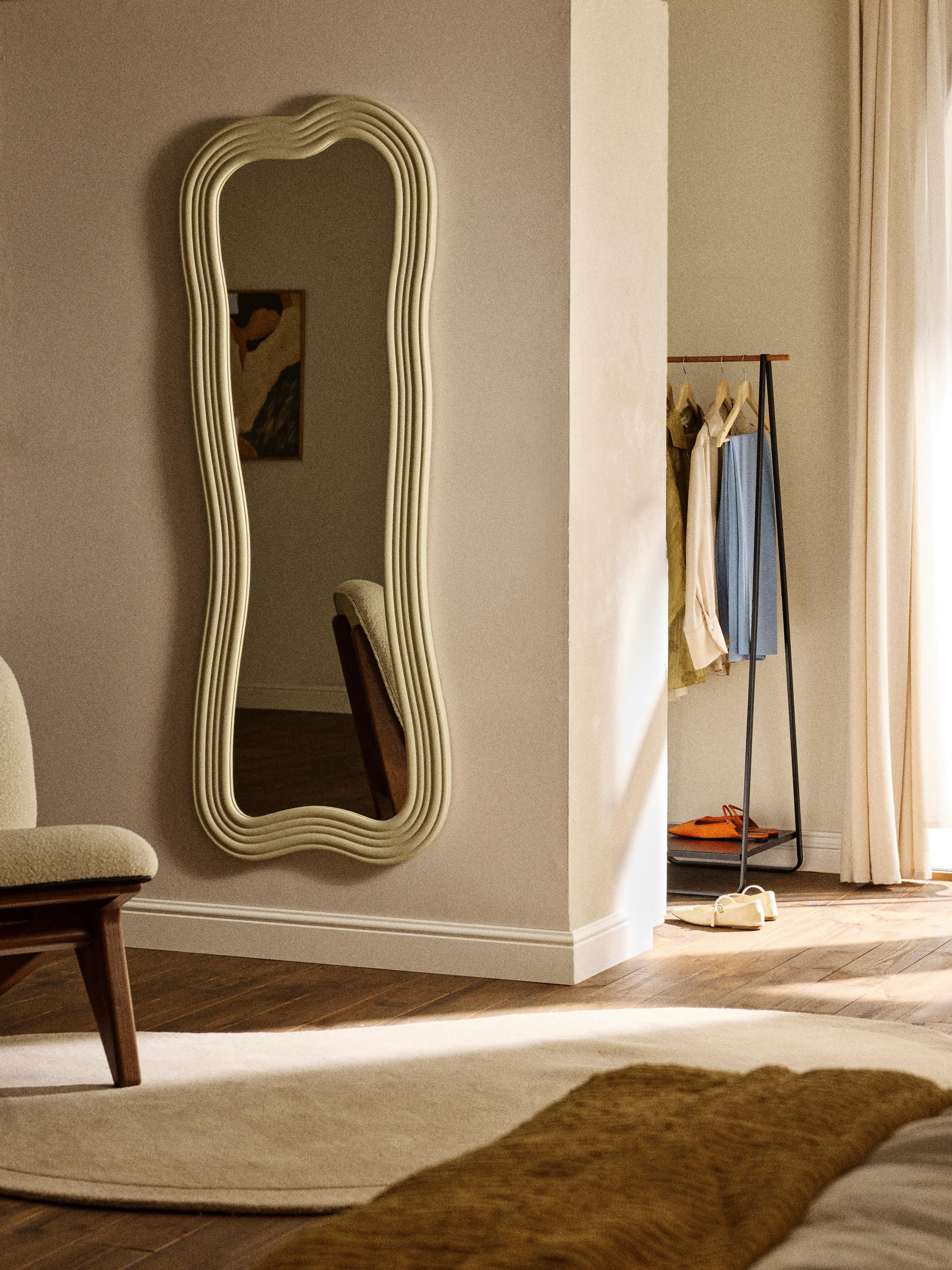 Cosimo Full-Length Wall Mirror with Wavy Frame