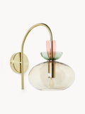 Gallery image 1 - Coloured Glass Wall Lamp Nyra