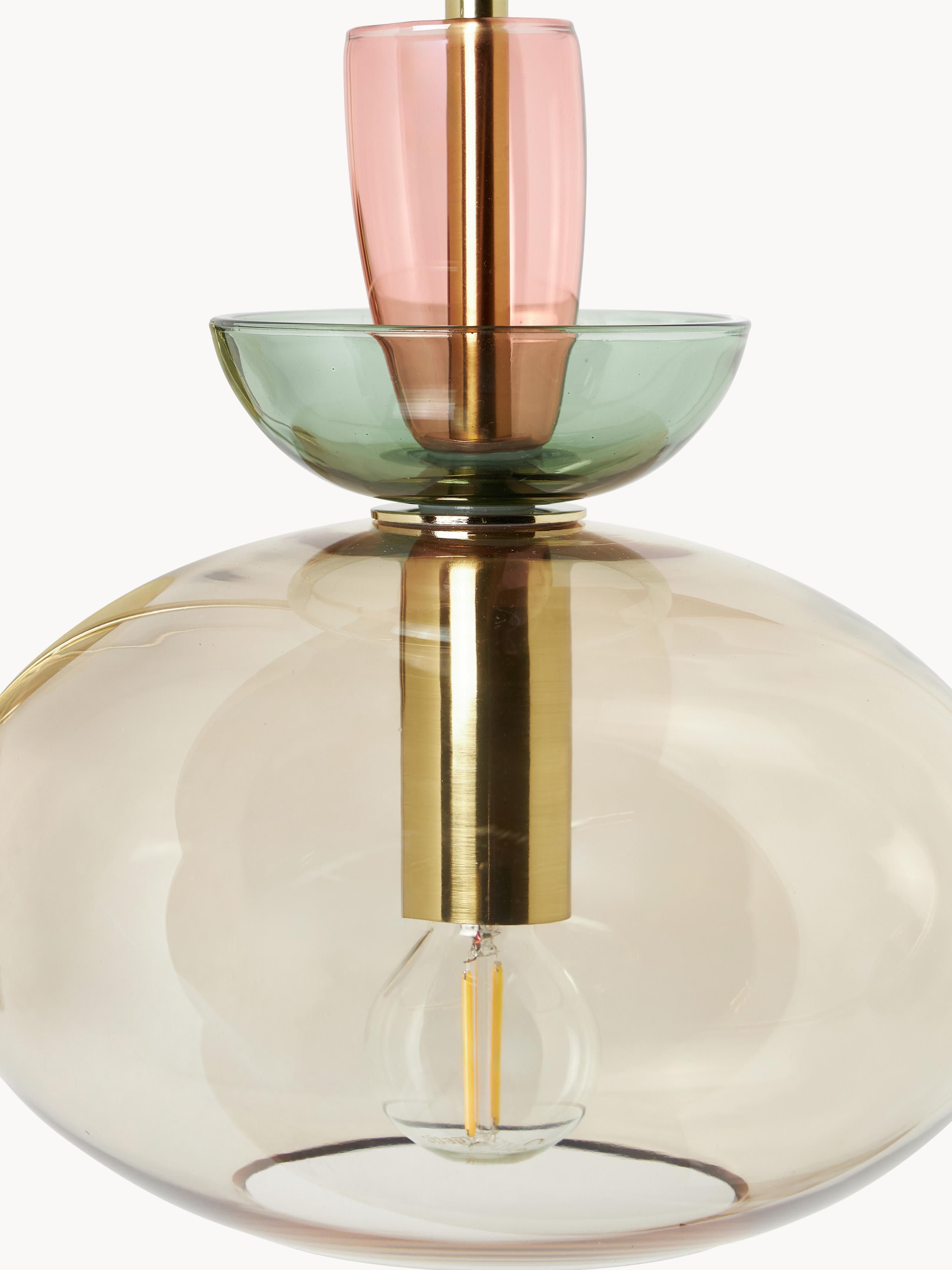 Nyra Coloured Glass Wall Lamp