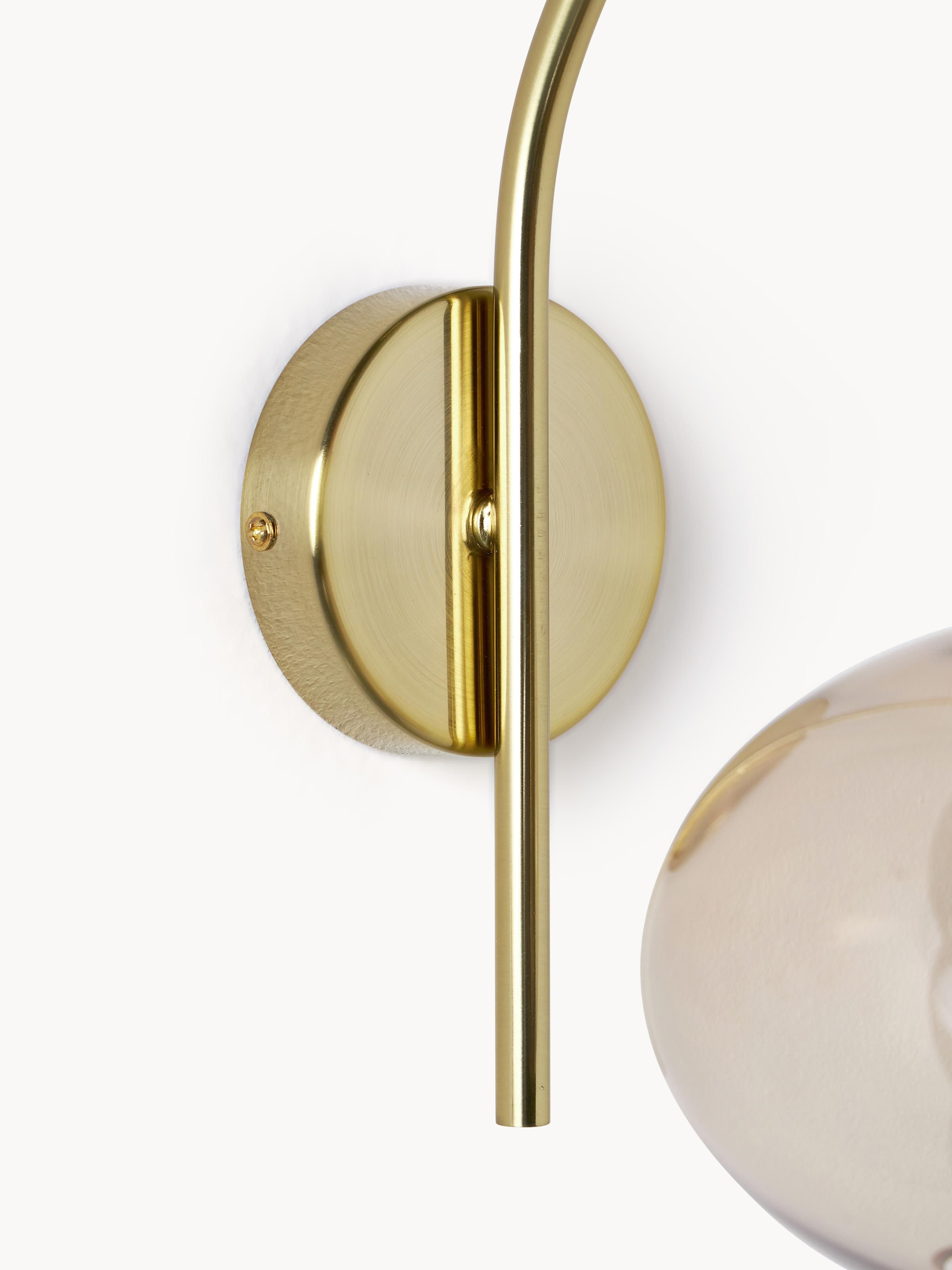 Nyra Coloured Glass Wall Lamp