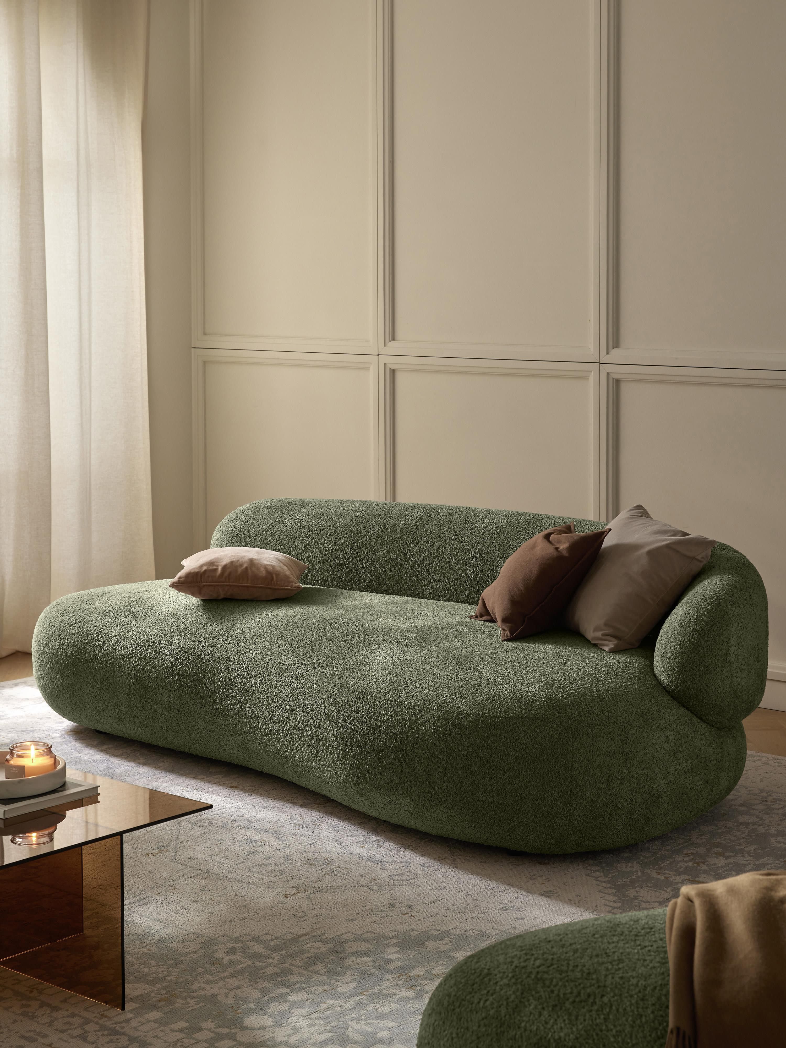 Alba Teddy Bouclé Sofa (3-seater)