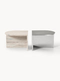 Gallery image 1 - Oval Metal and Marble Coffee Tables Leander