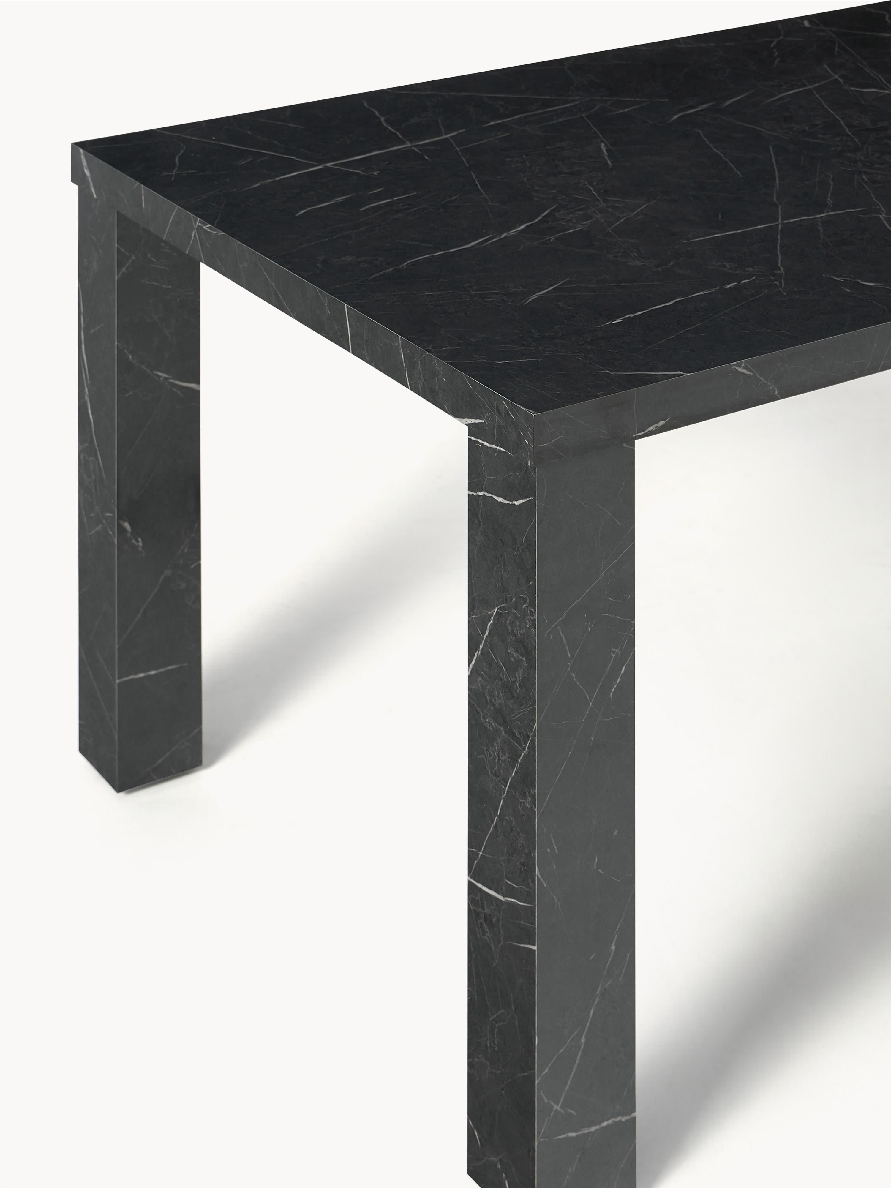 Carl Marble Effect Dining Table, 180 X 90 cm
