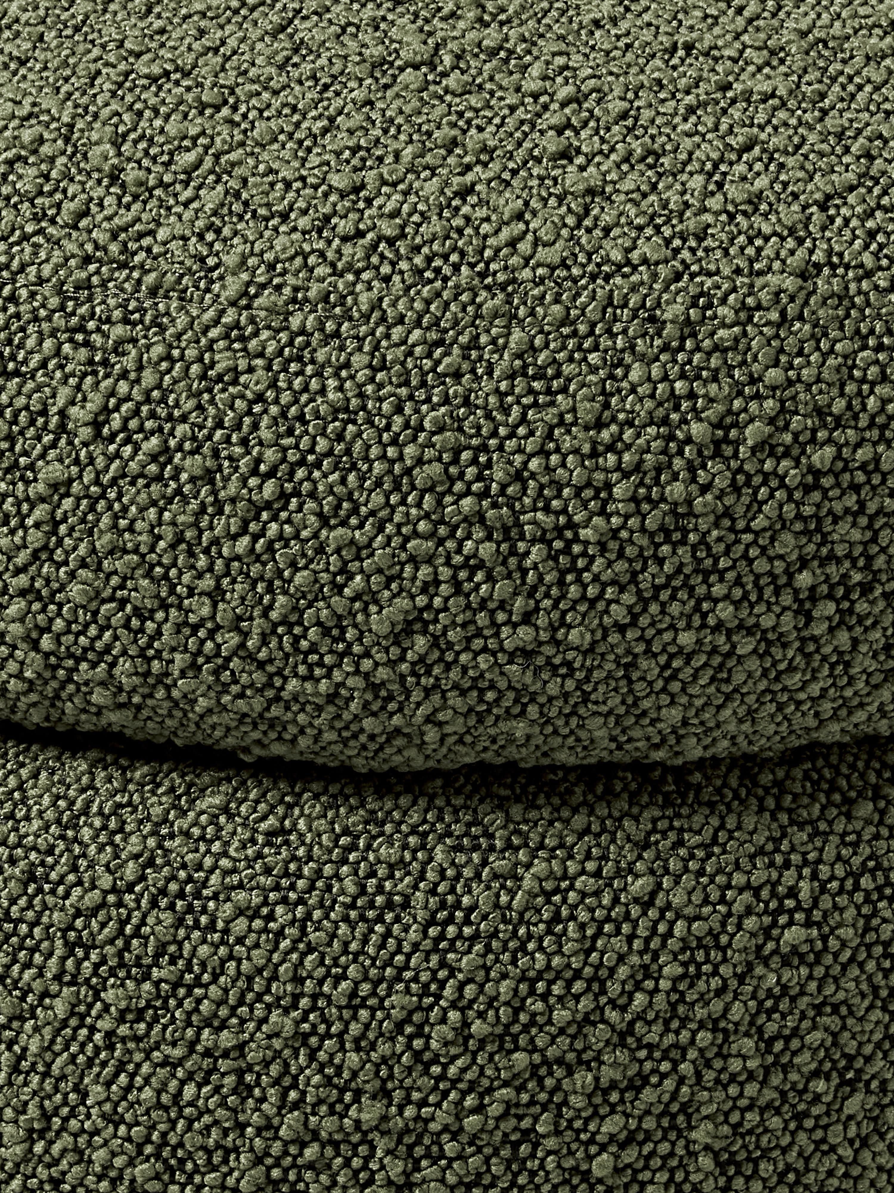 Alto Small Bouclé Upholstered Bench with Storage Space