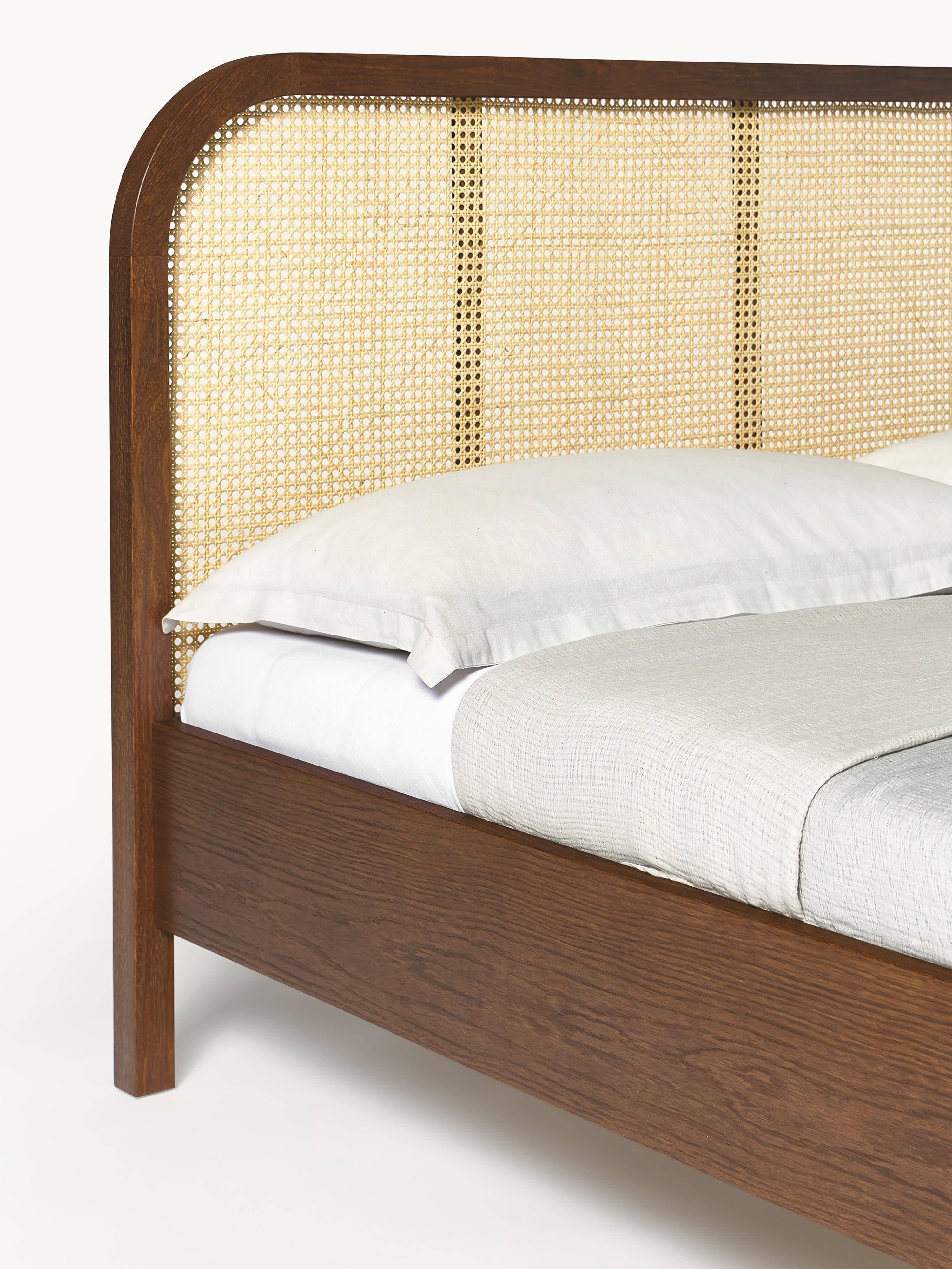 Jones Wooden Bed with Viennese Braid Headboard