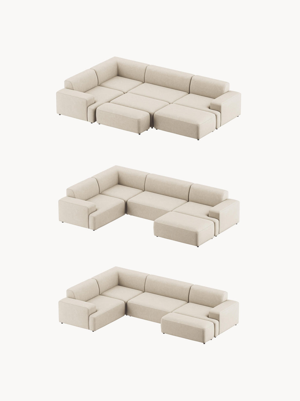 Melva Large Corner Sofa (4-seater)