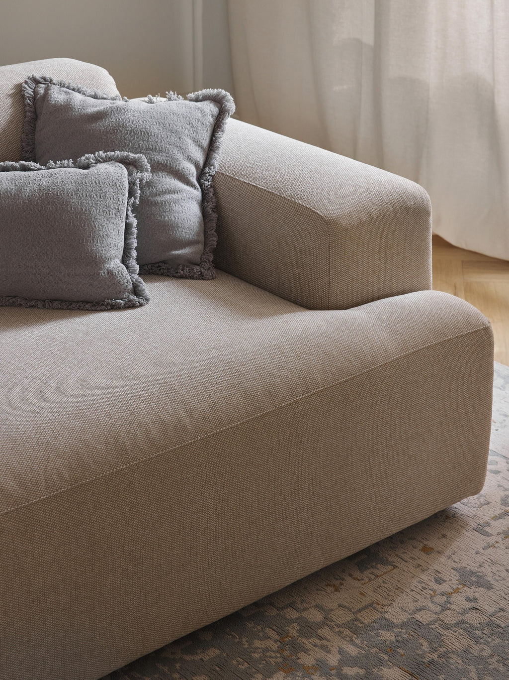 Melva Large Corner Sofa (4-seater)