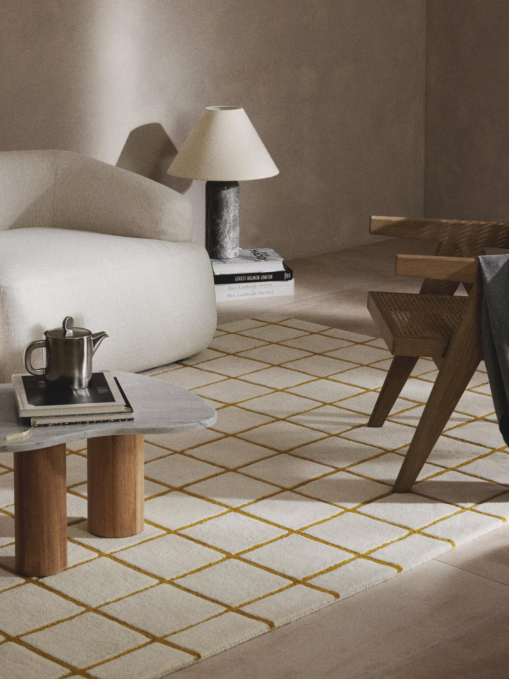 Kallie High-Low Wool Rug, Hand-Tufted