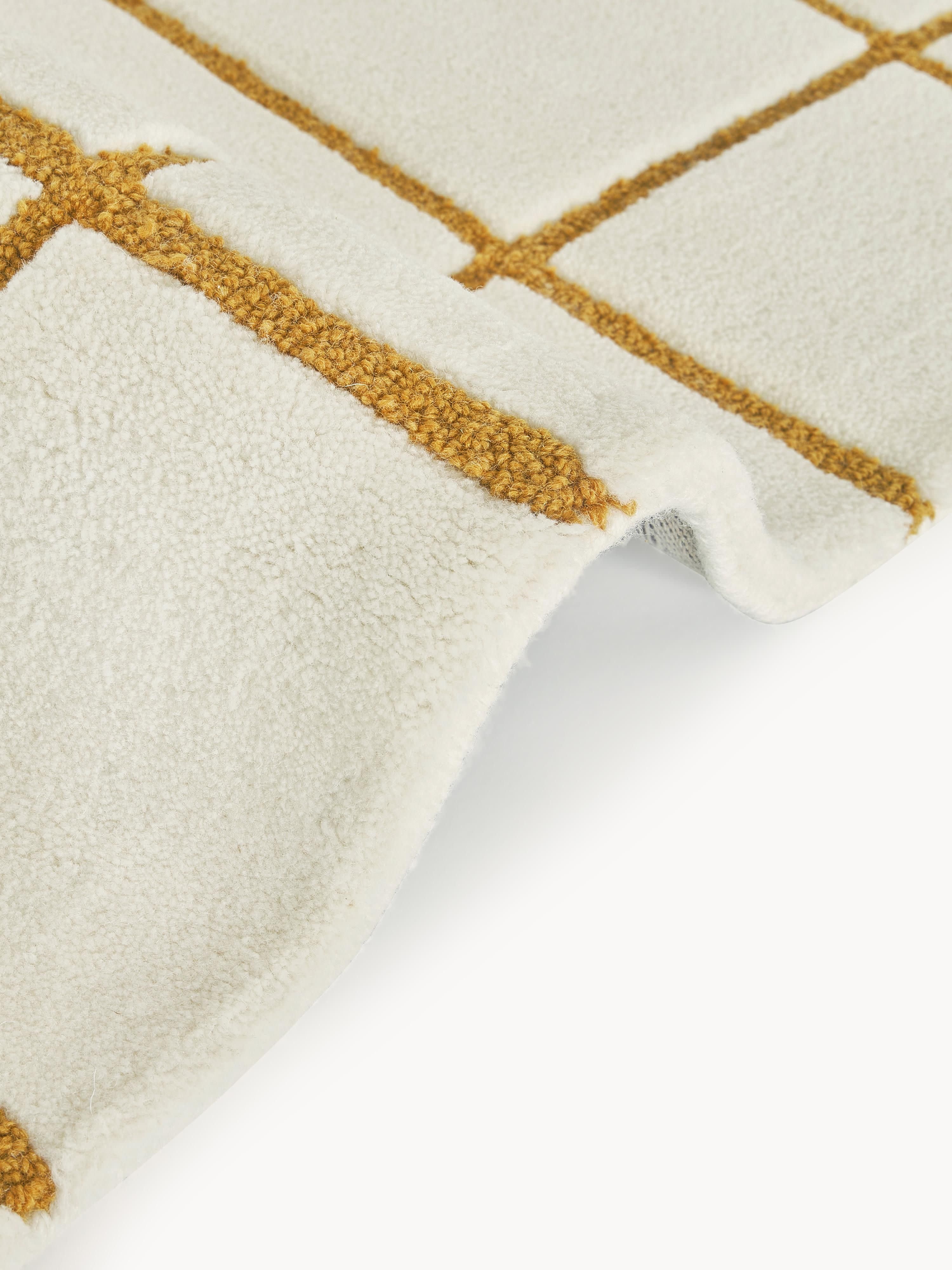 Kallie High-Low Wool Rug, Hand-Tufted