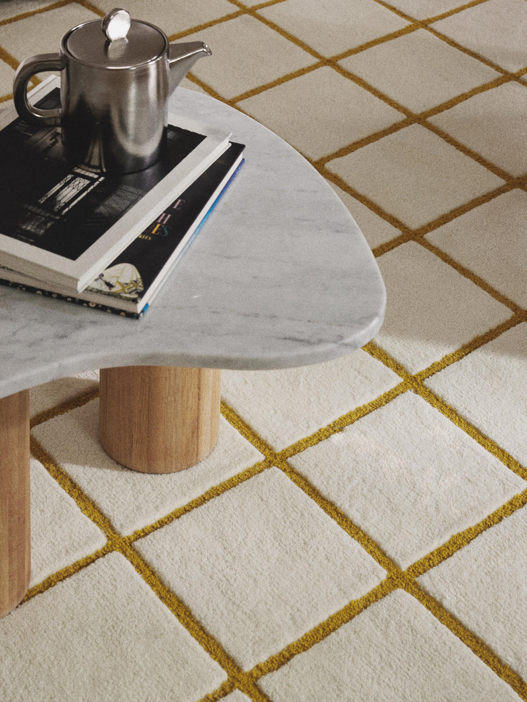 Kallie High-Low Wool Rug, Hand-Tufted