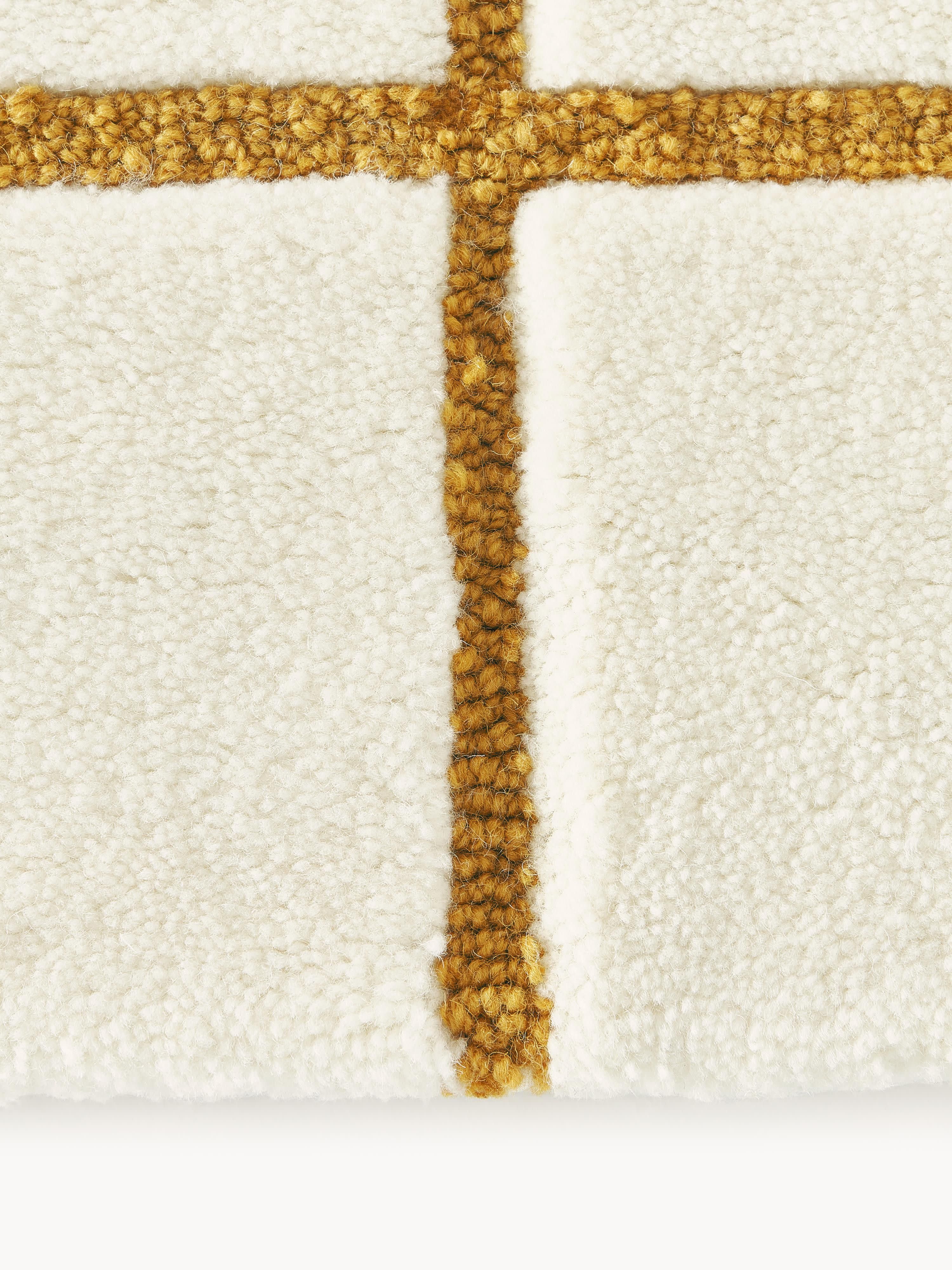 Kallie High-Low Wool Rug, Hand-Tufted