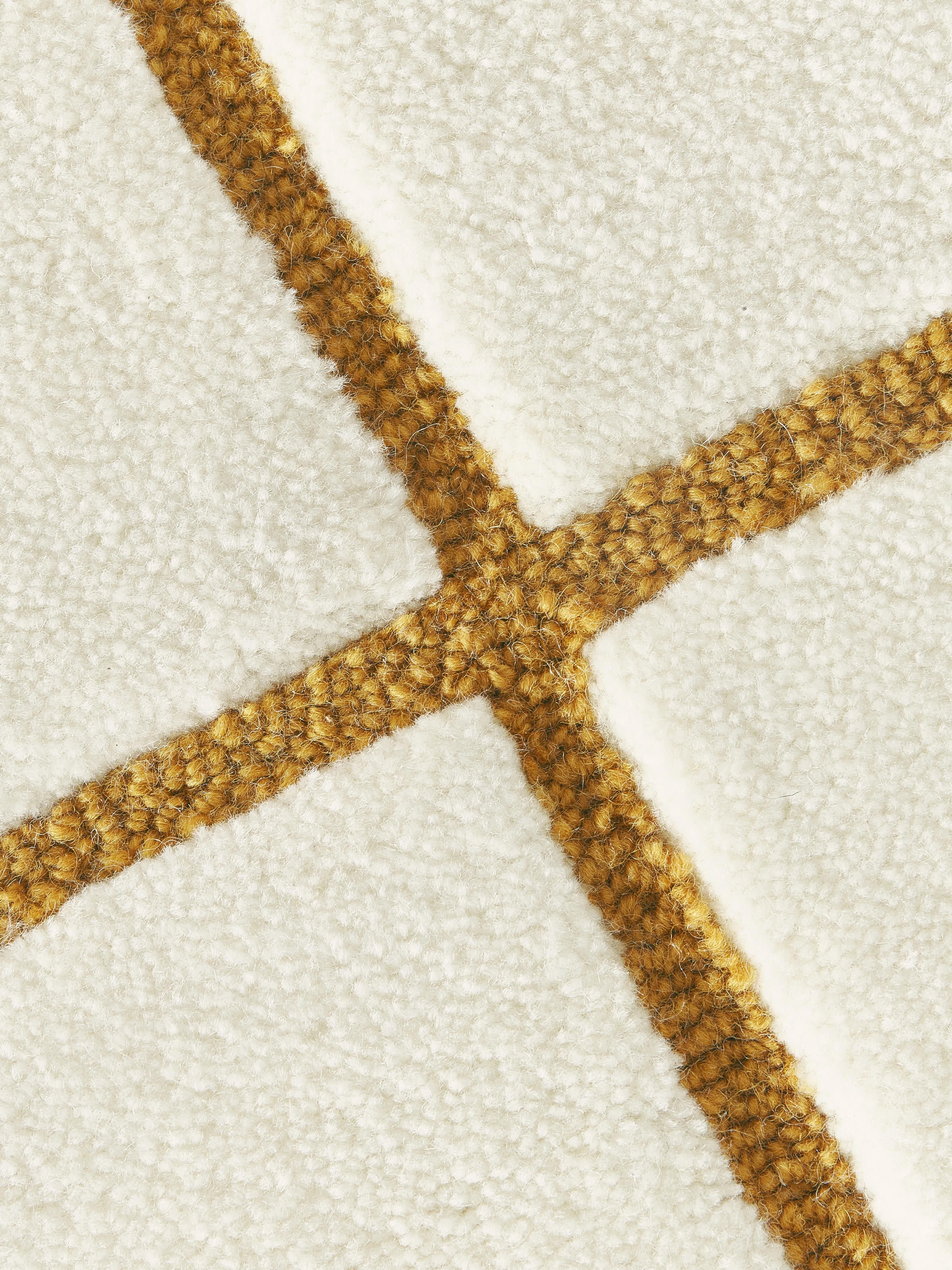Kallie High-Low Wool Rug, Hand-Tufted