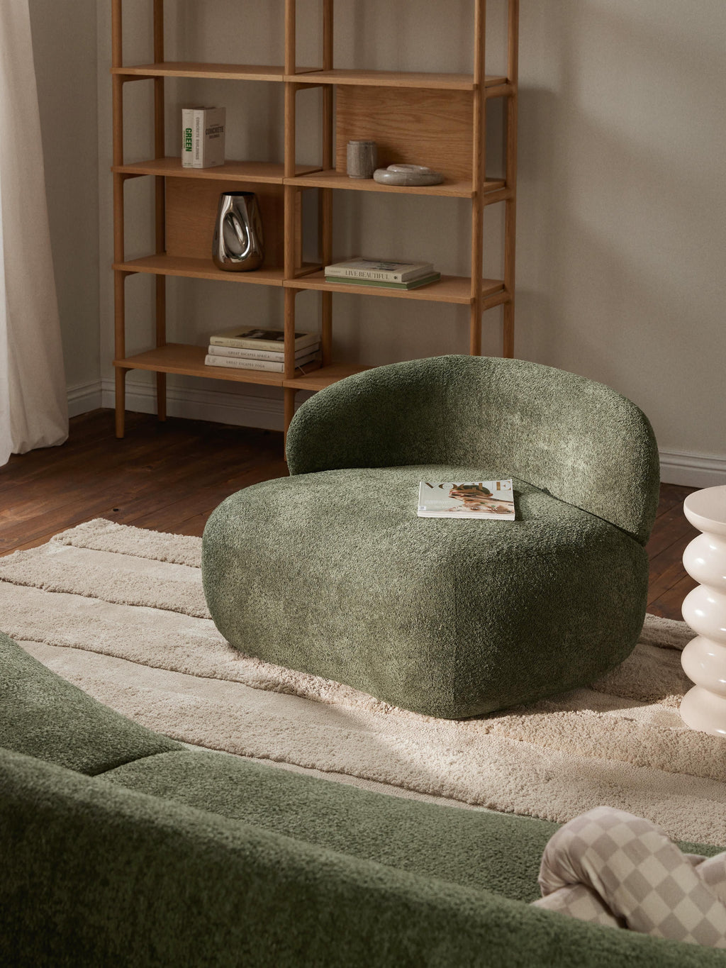 Alba Teddy Bouclé Lounge Chair