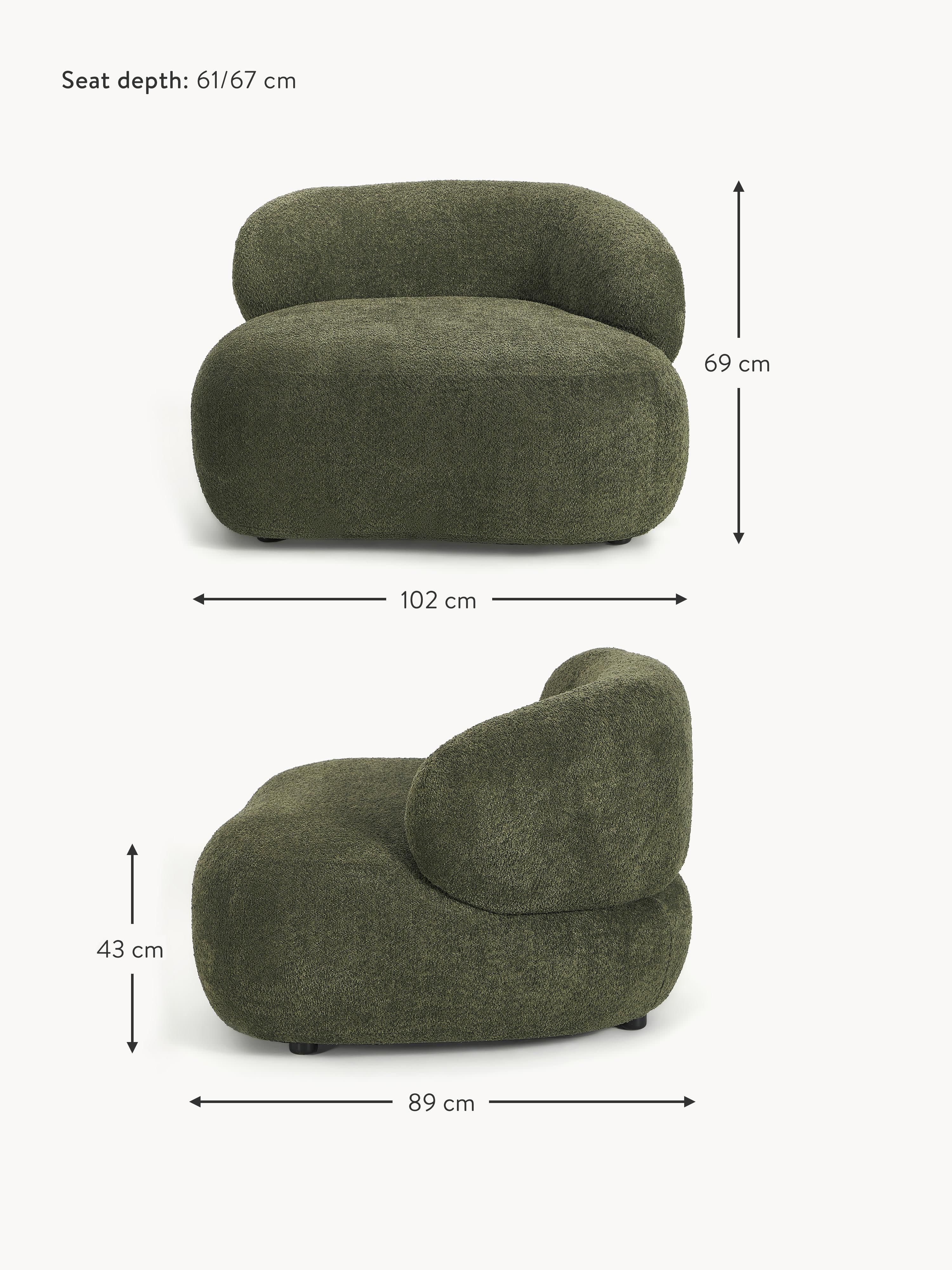 Alba Teddy Bouclé Lounge Chair