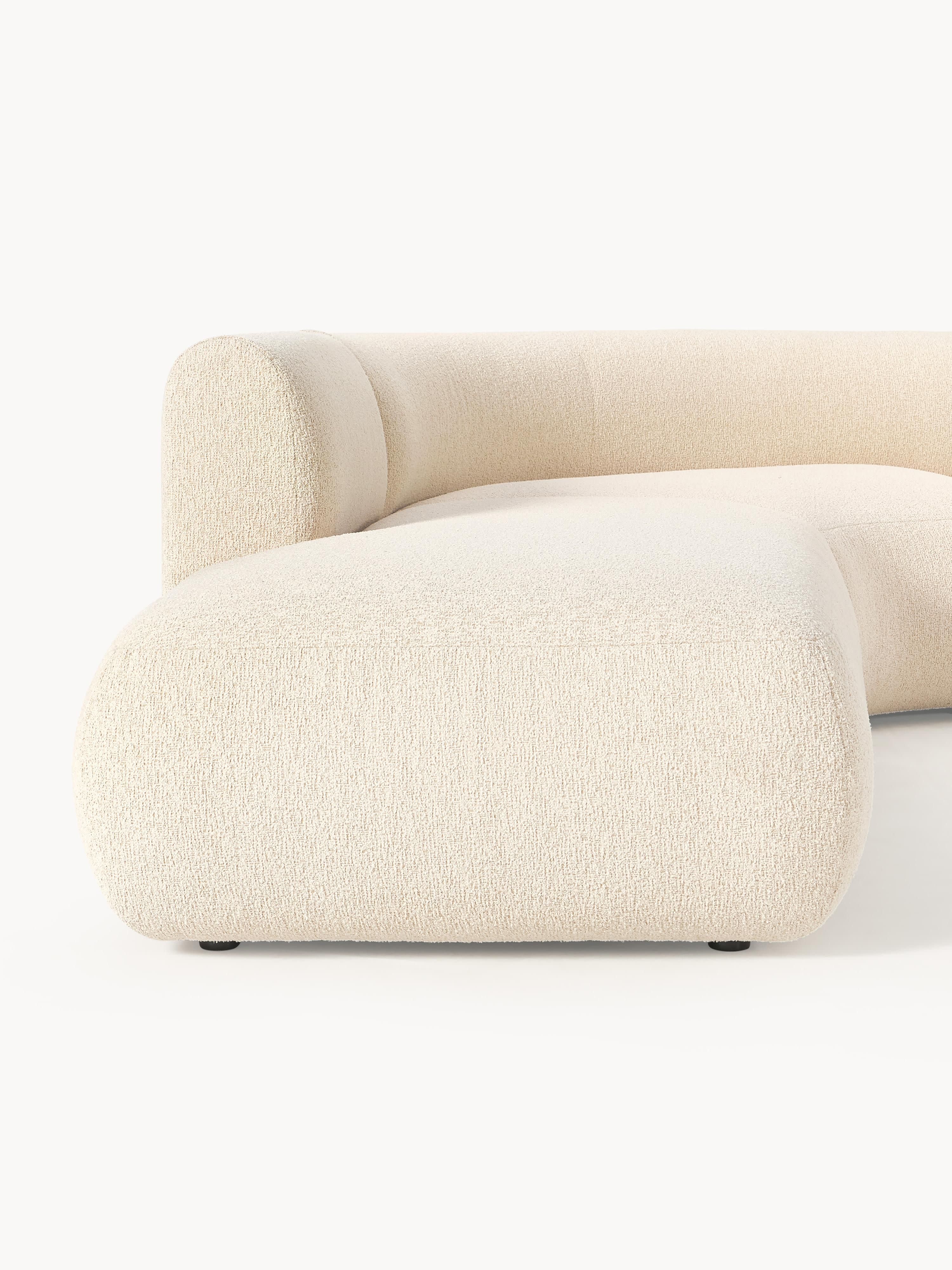 Sofia Modular Bouclé Corner Sofa (3-seater)
