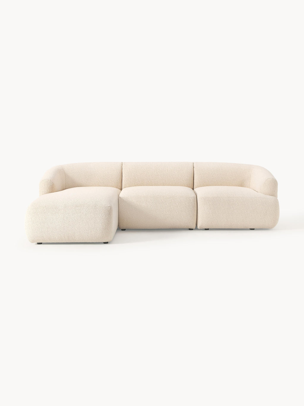 Gallery image 1 - Modular Bouclé Corner Sofa Sofia (3-seater)