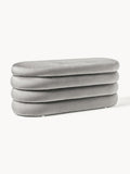 Gallery image 1 - Velvet Upholstered Bench Alto with Storage Space