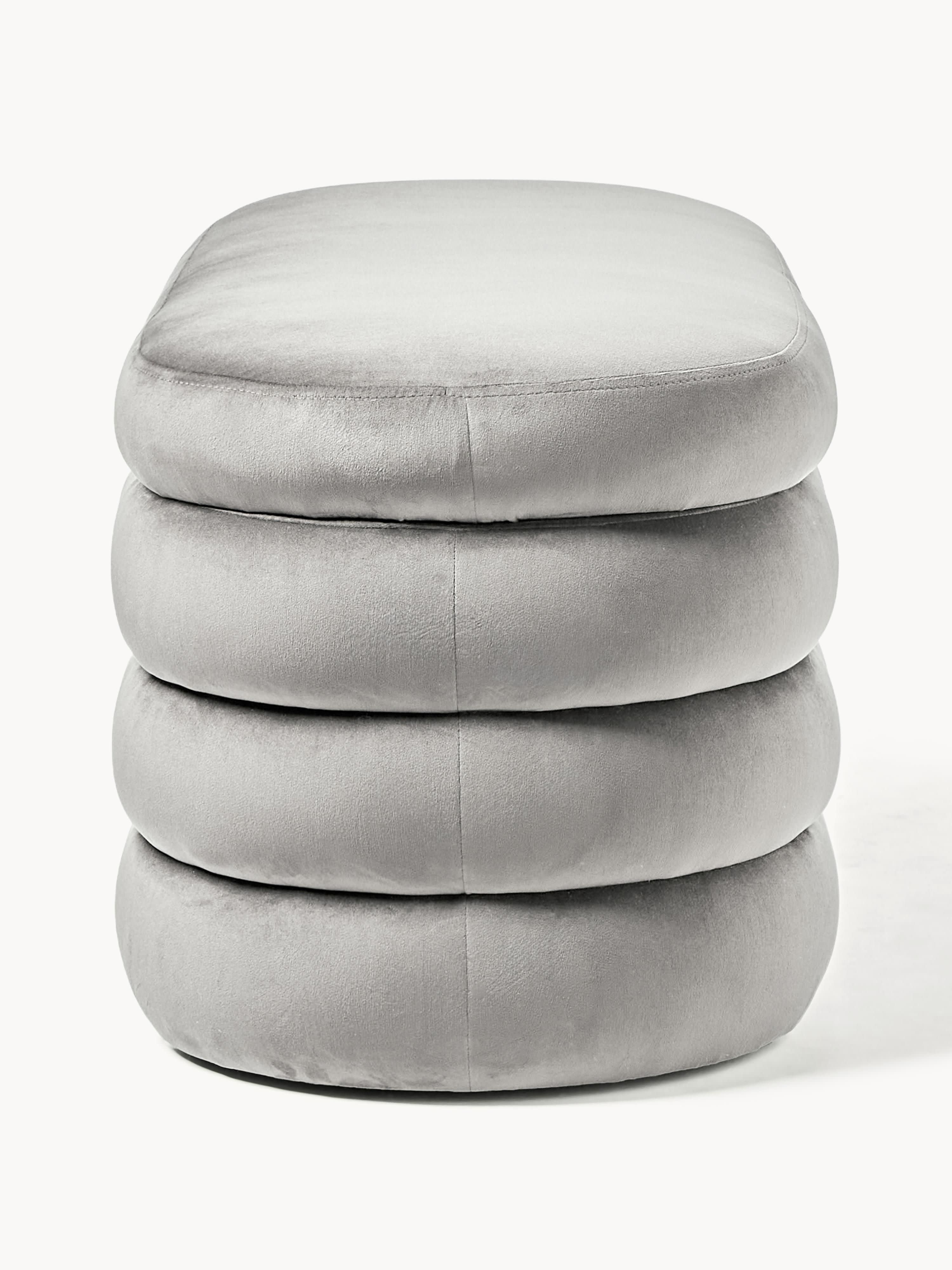 Alto Velvet Upholstered Bench with Storage Space
