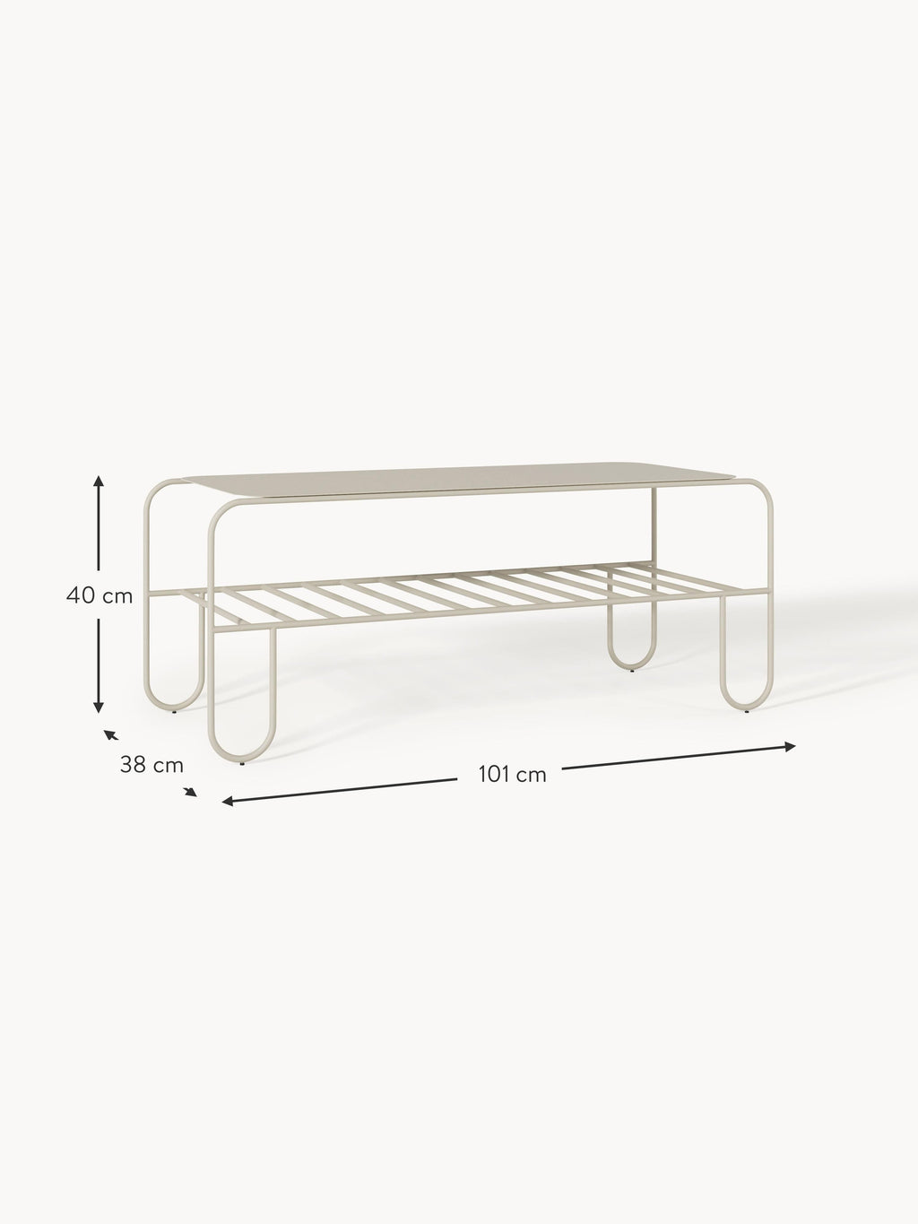 Nash Metal Shoe Rack