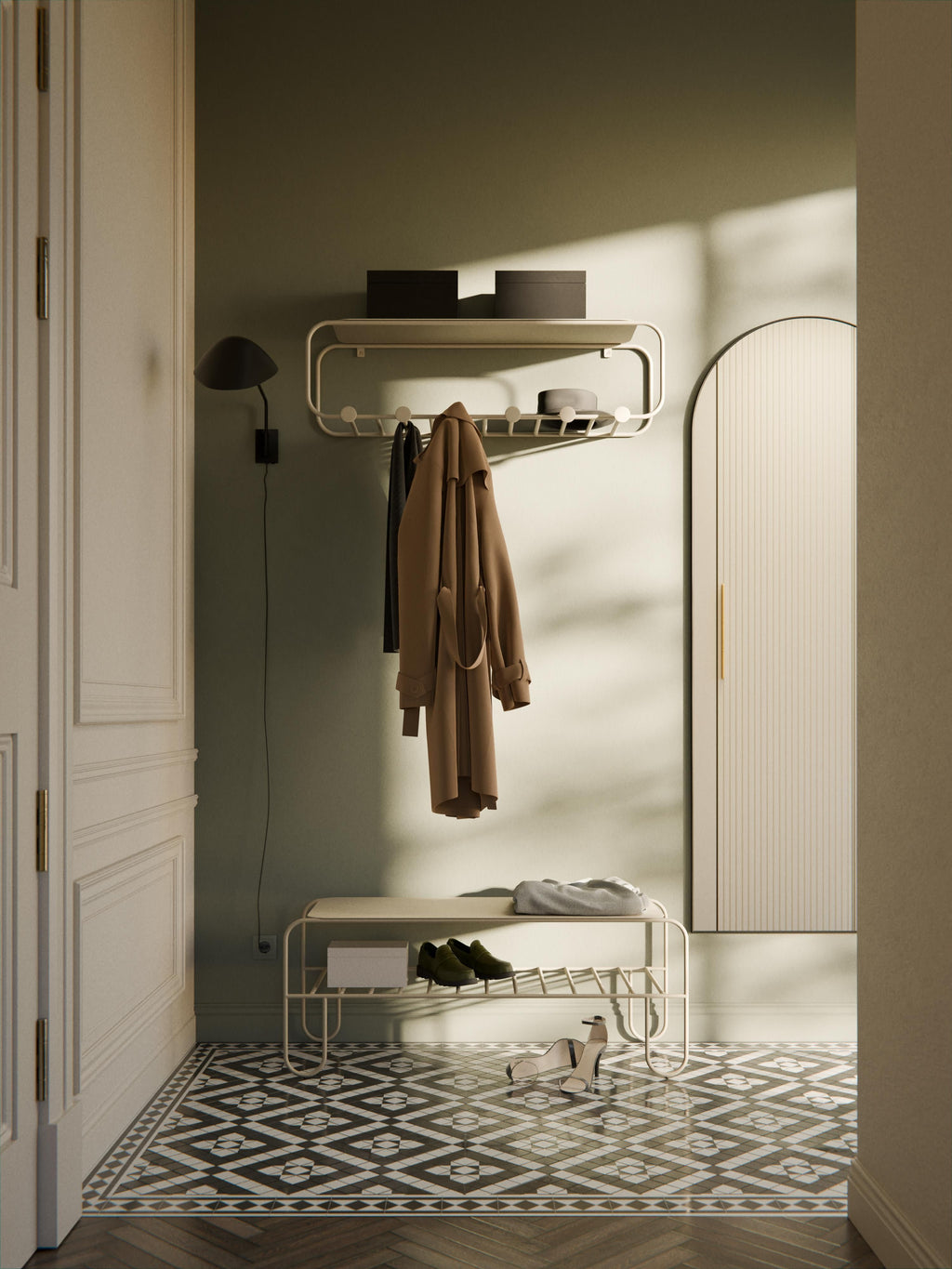 Nash Metal Shoe Rack