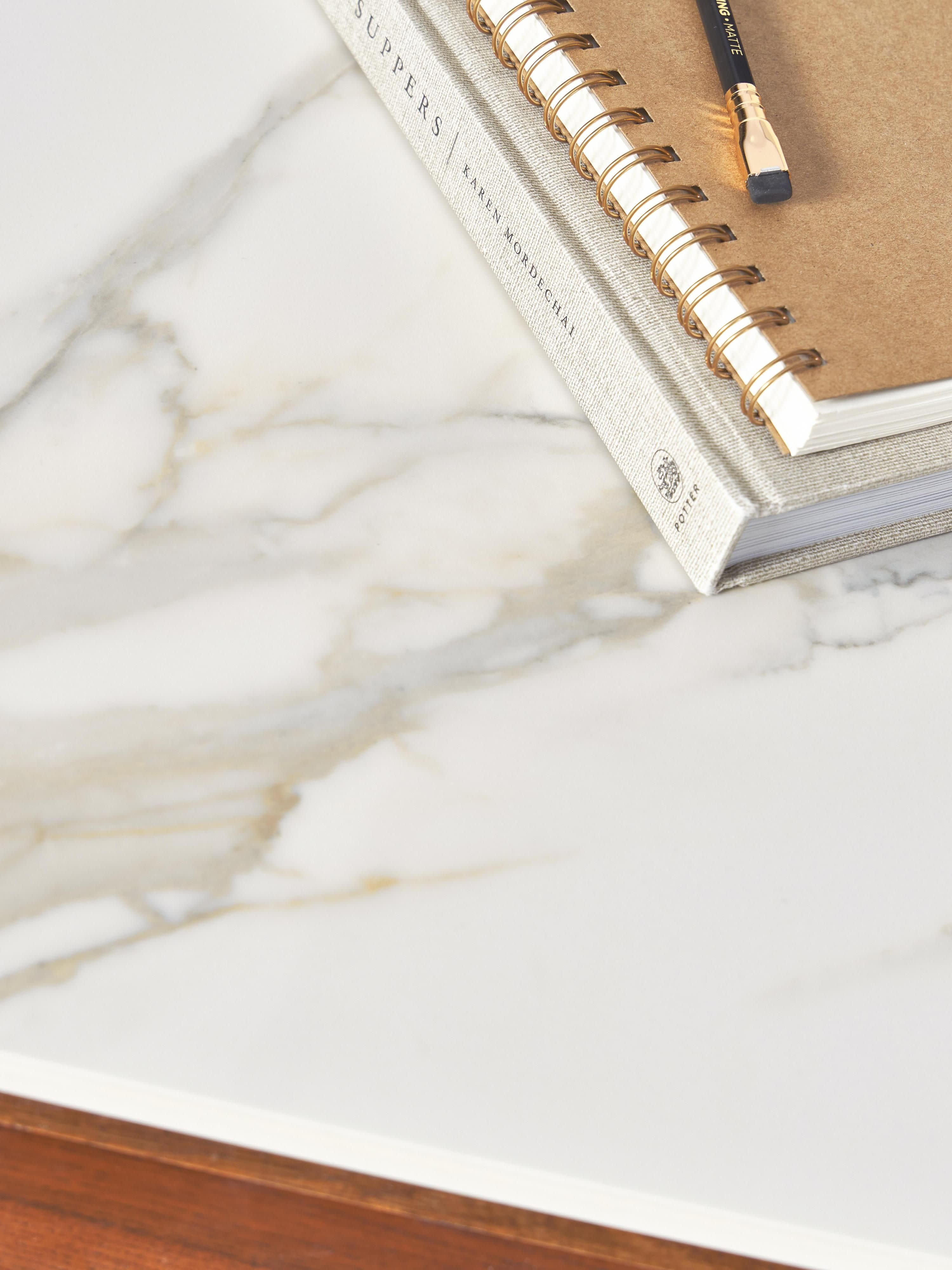 Jackson Marble Effect Dining Table, in various sizes