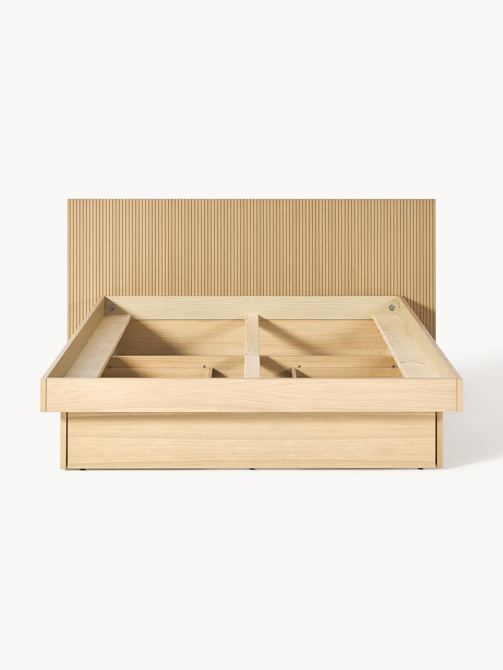 Sato Wooden Bed with Drawers and Headboard