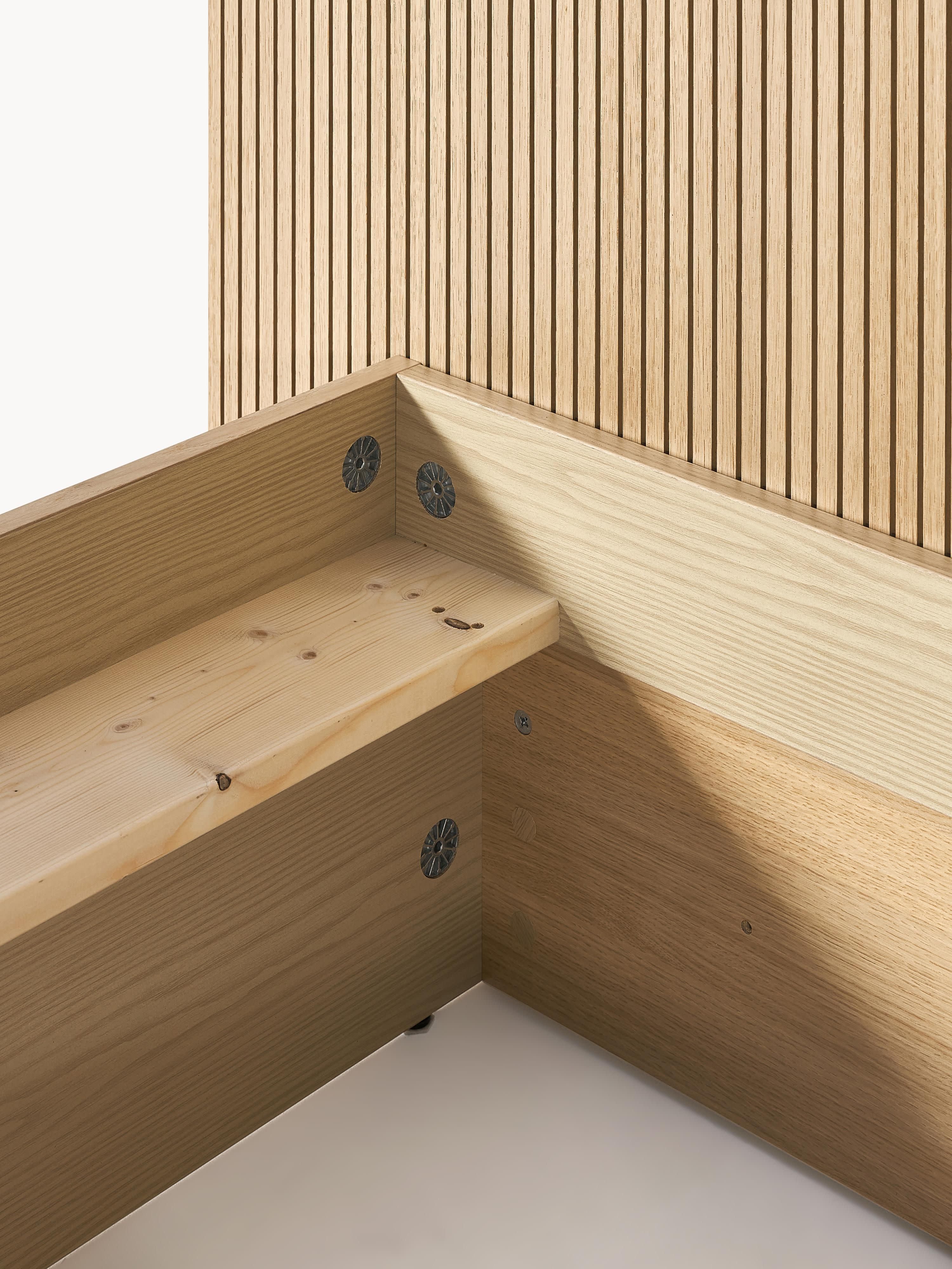 Sato Wooden Bed with Drawers and Headboard