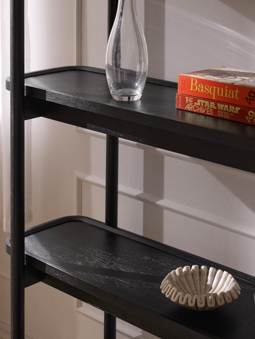 Libby Tall Wooden Shelving Unit