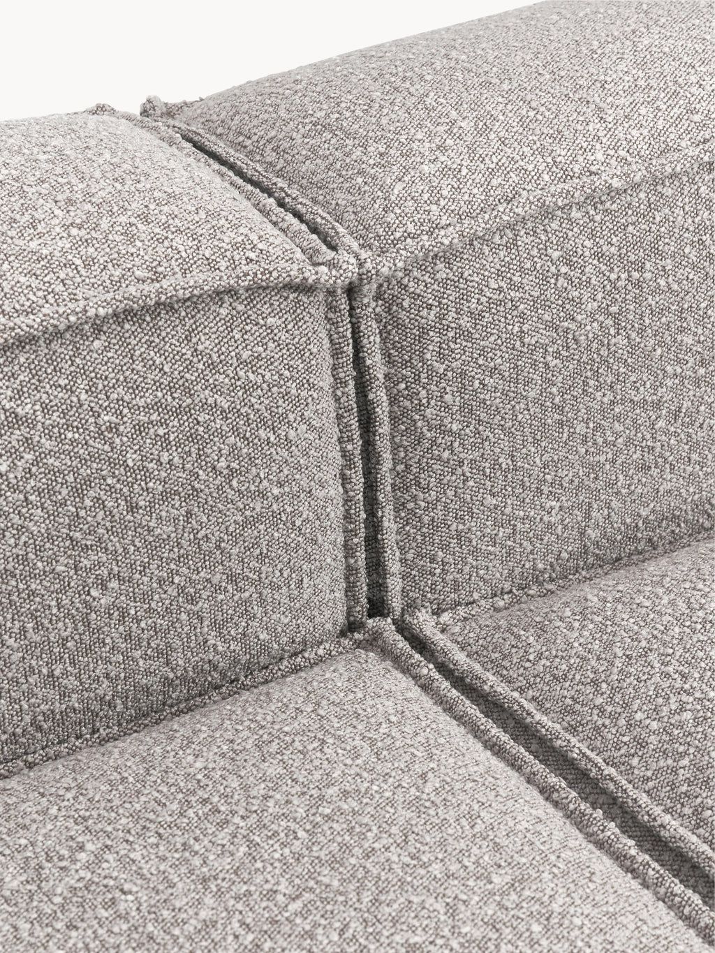 Lennon Bouclé Modular Corner Sofa (4-seater)