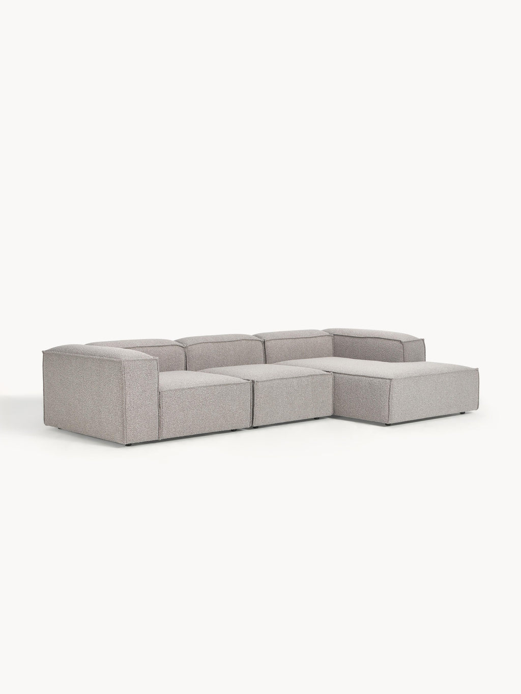 Lennon Bouclé Modular Corner Sofa (4-seater)