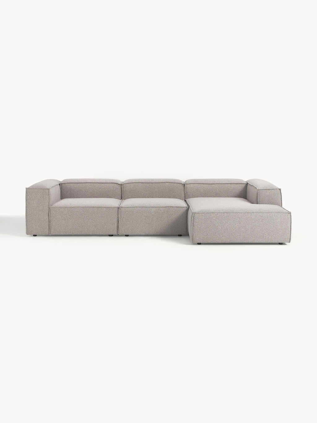 Gallery image 1 - Bouclé Modular Corner Sofa Lennon (4-seater)
