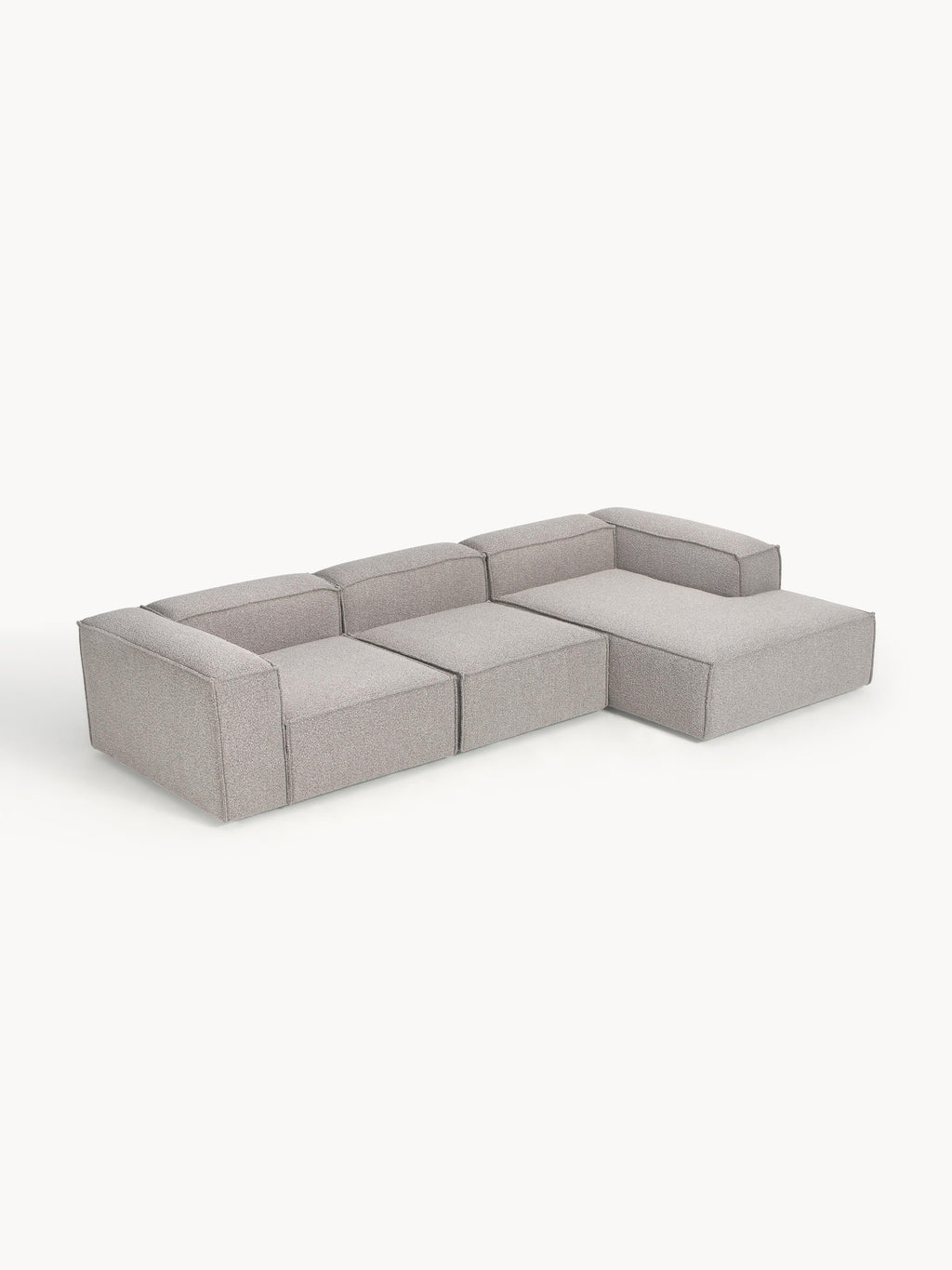 Lennon Bouclé Modular Corner Sofa (4-seater)