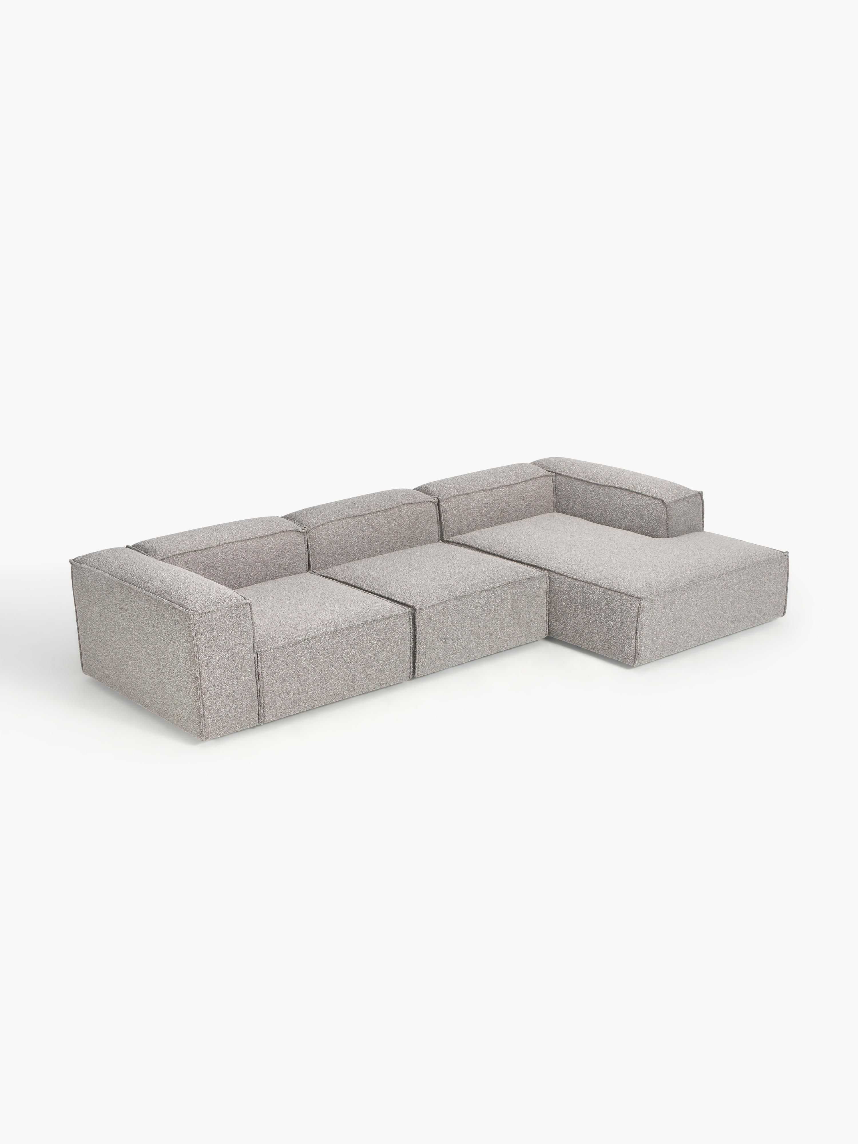 Lennon Bouclé Modular Corner Sofa (4-seater)