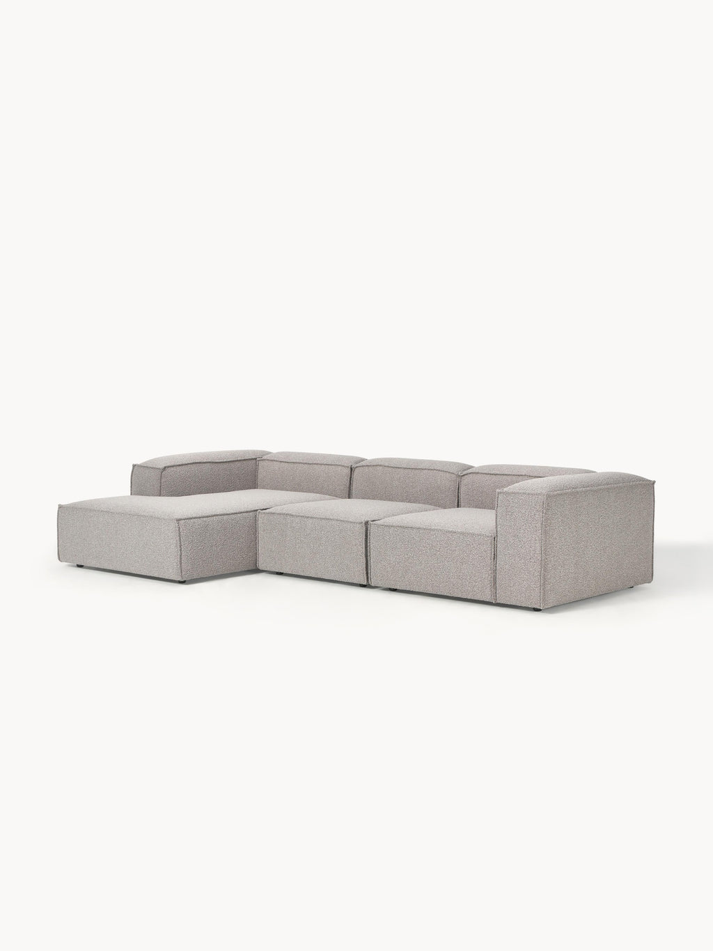 Lennon Bouclé Modular Corner Sofa (4-seater)