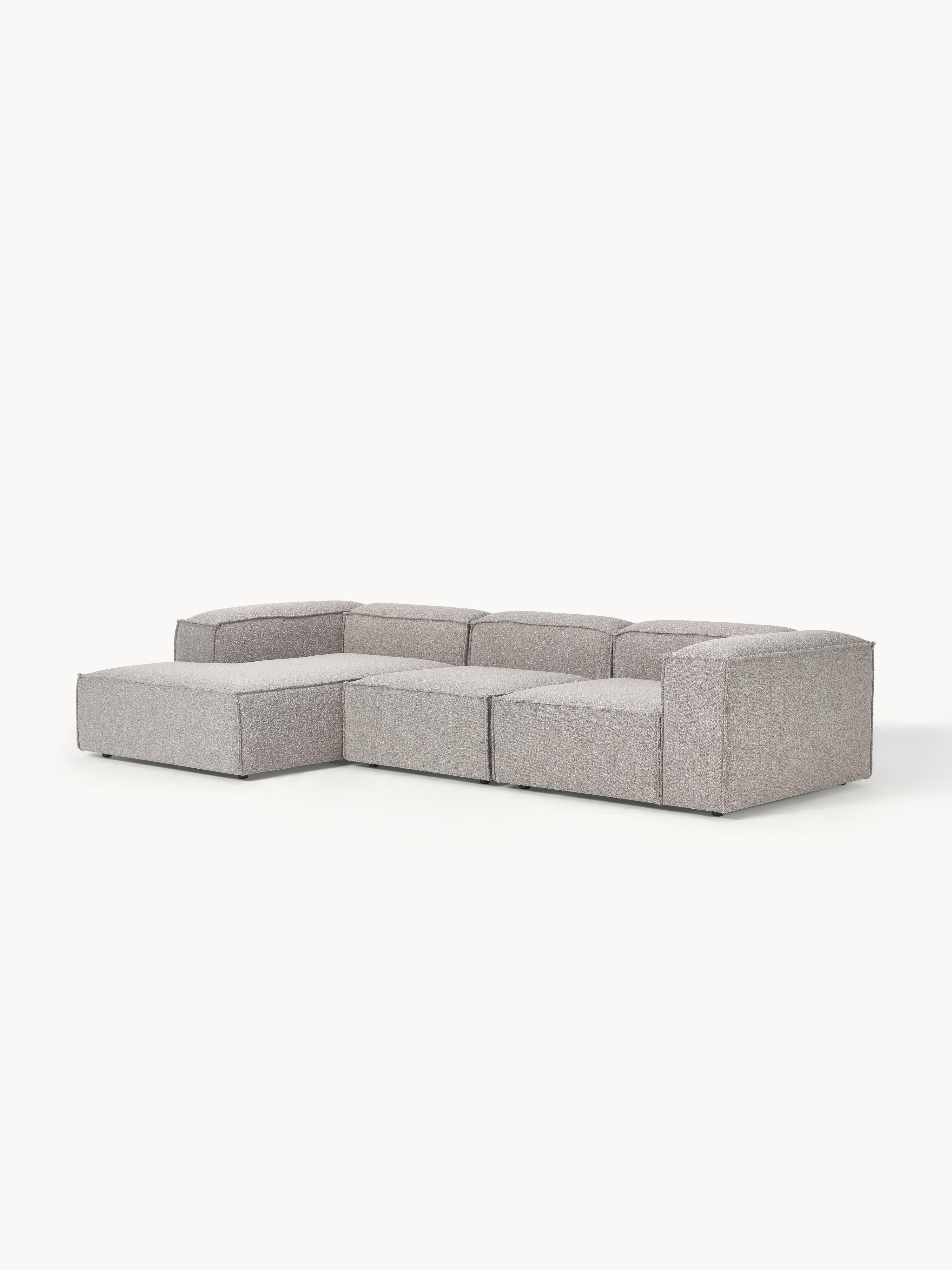 Lennon Bouclé Modular Corner Sofa (4-seater)