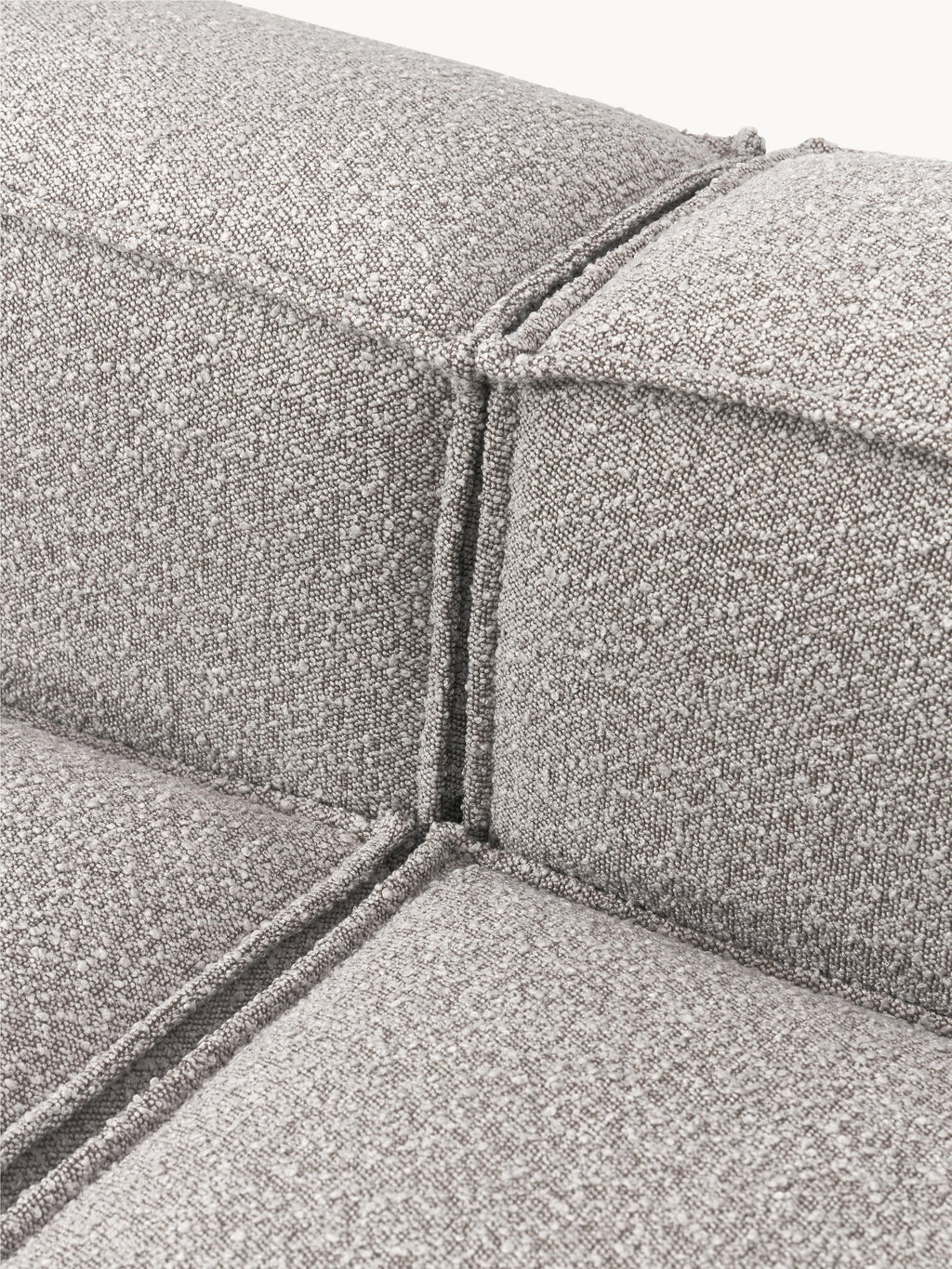 Lennon Bouclé Modular Corner Sofa (4-seater)