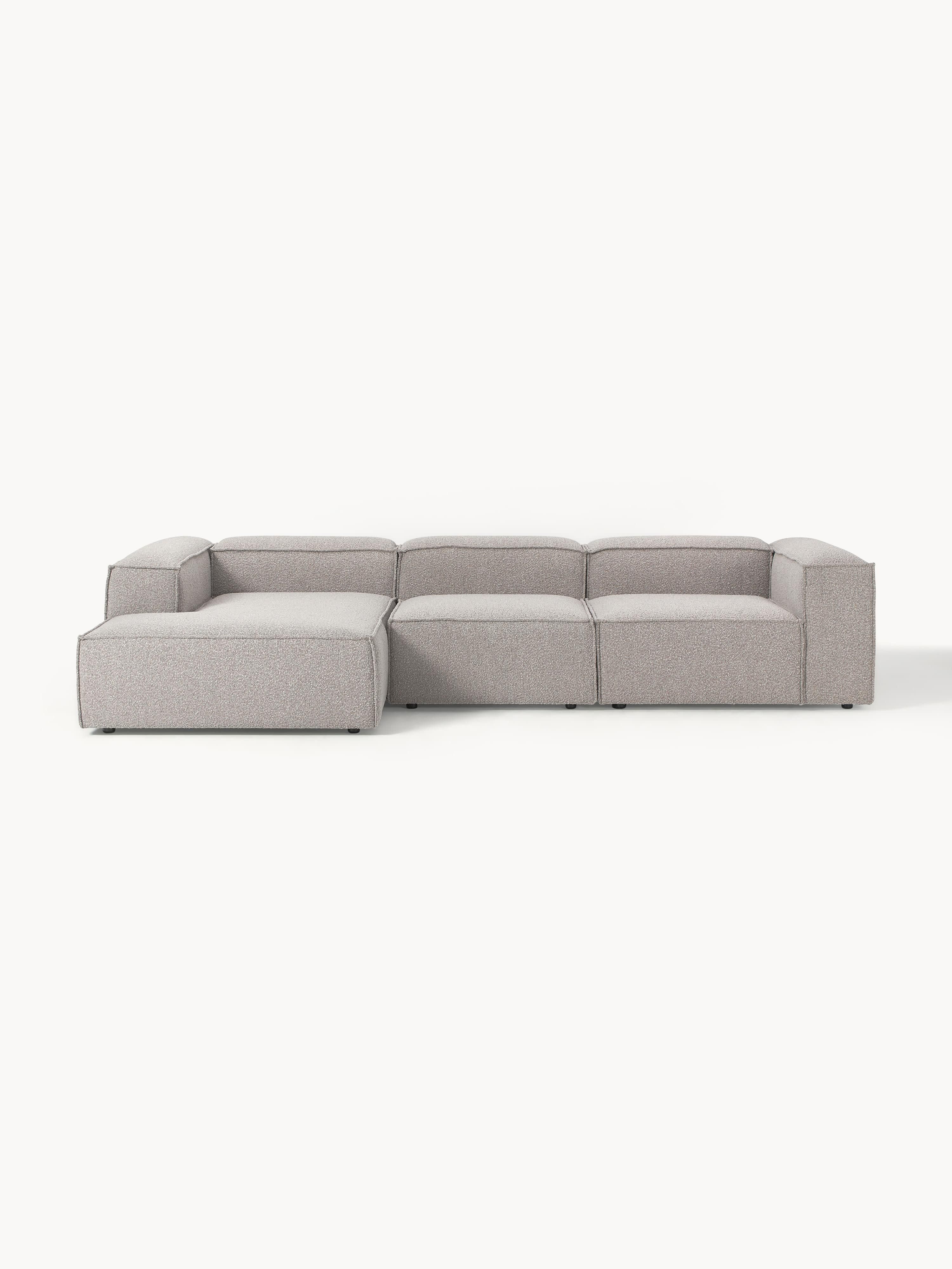 Lennon Bouclé Modular Corner Sofa (4-seater)