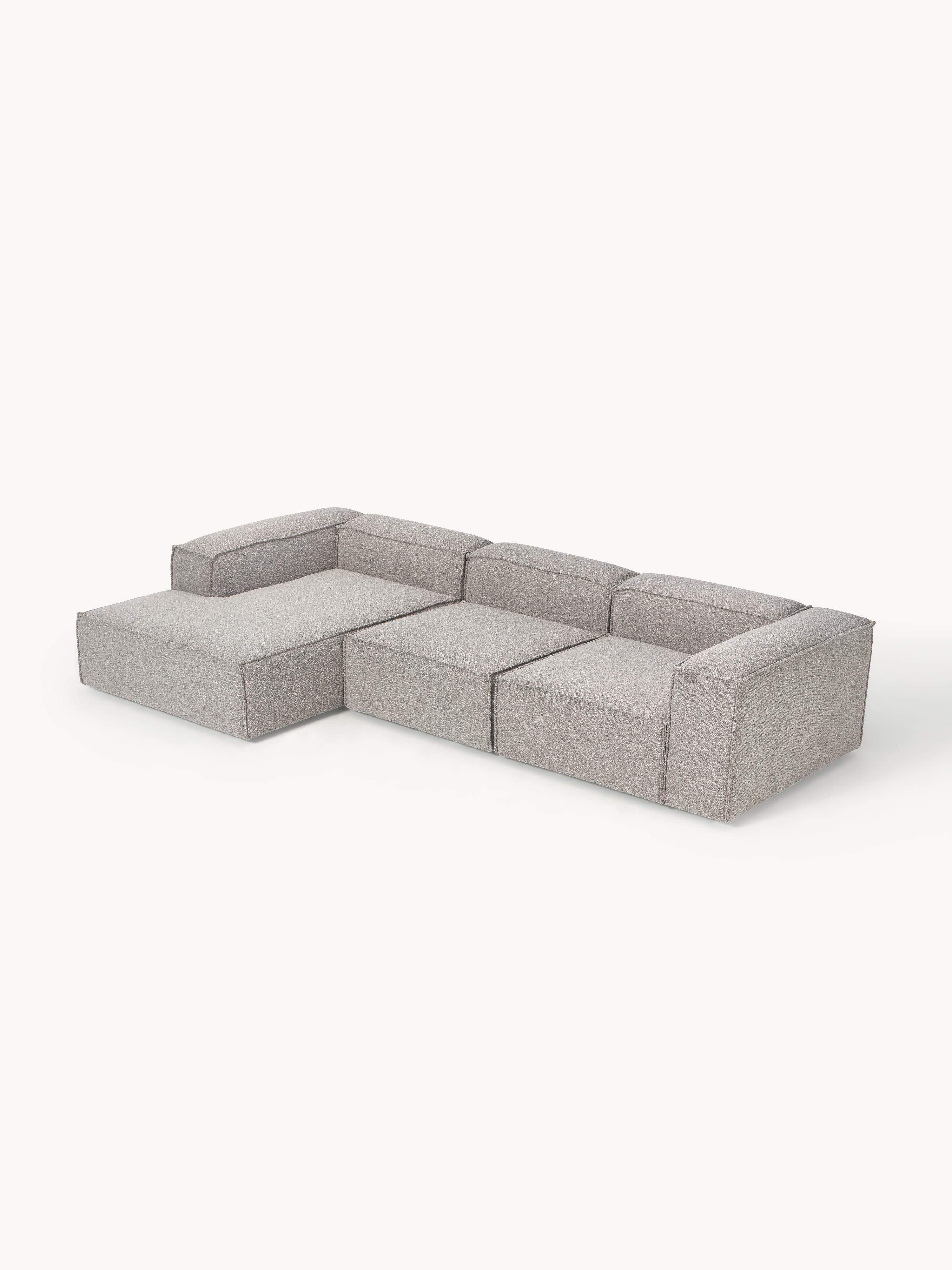 Lennon Bouclé Modular Corner Sofa (4-seater)