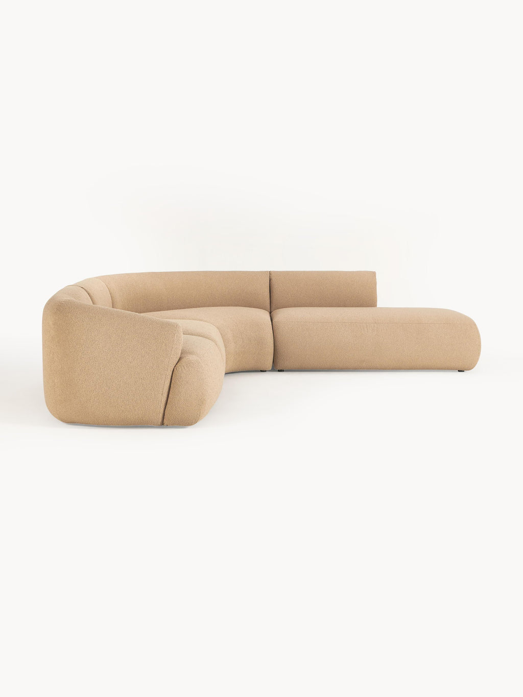 Sofia Modular Bouclé Corner Sofa (4-seater)