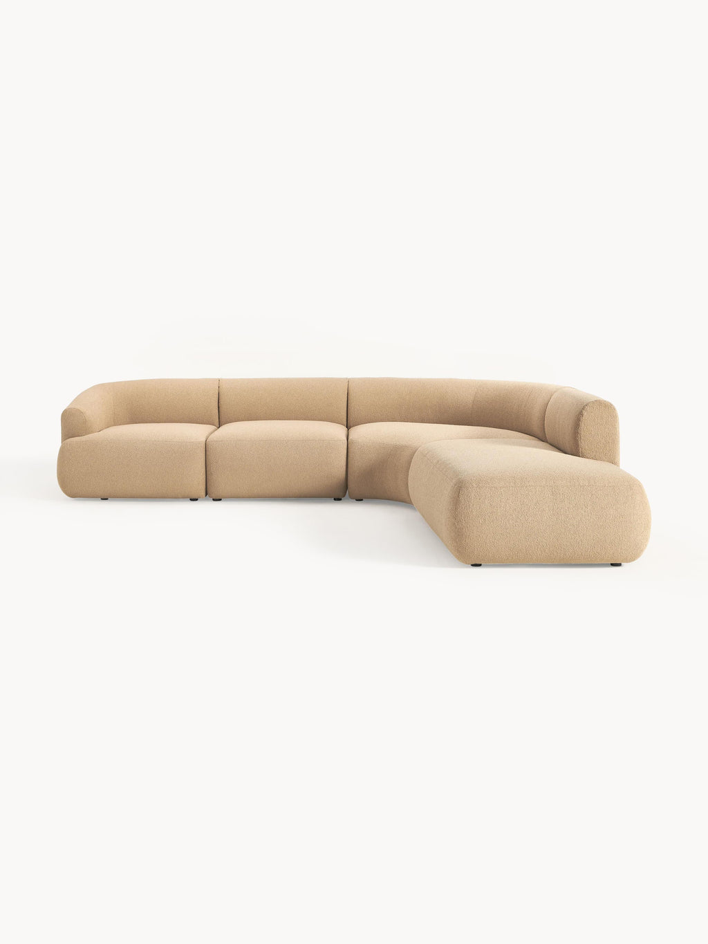 Gallery image 1 - Modular Bouclé Corner Sofa Sofia (4-seater)