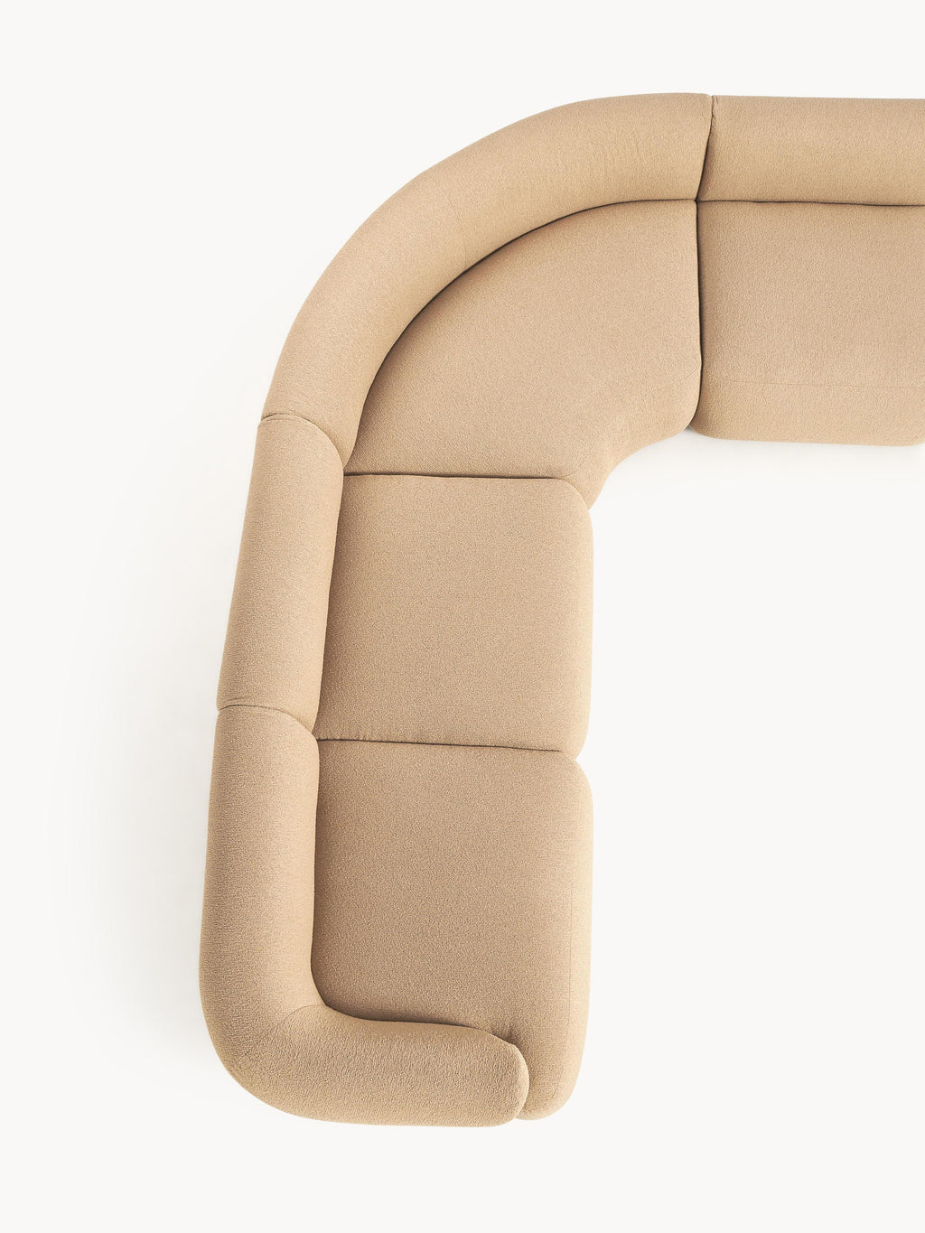 Sofia Modular Bouclé Corner Sofa (4-seater)