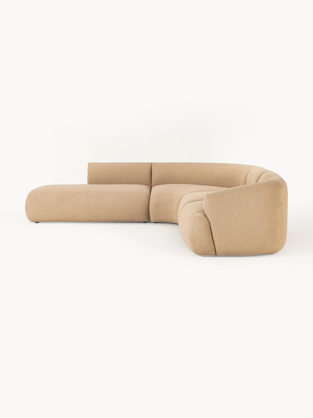 Sofia Modular Bouclé Corner Sofa (4-seater)
